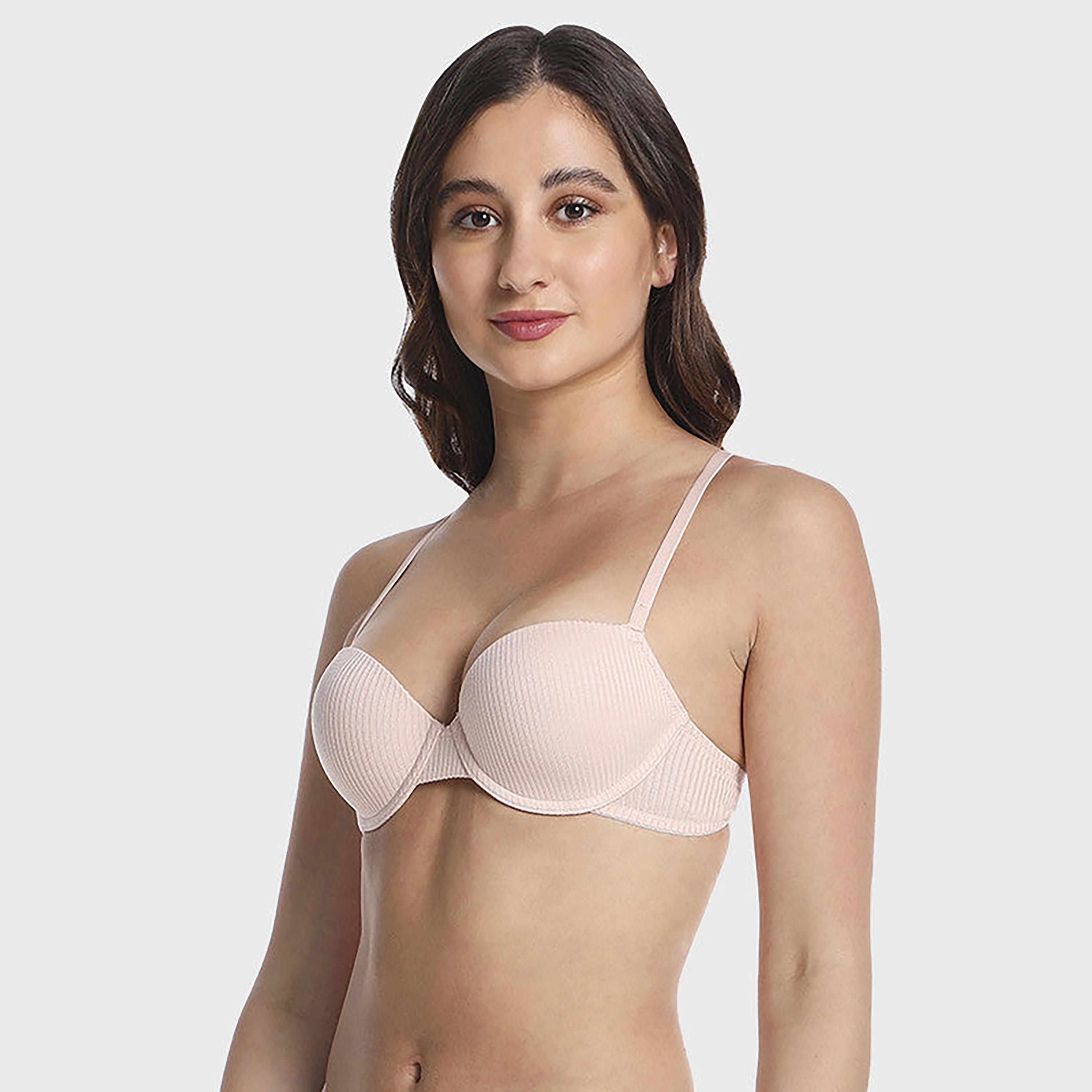 حمالة صدر بالكونيت نسائية وردية غير مبطنة بتصميم La Senza العصري بدون أسلاك-women-clothing-lingerie-bras-image-4