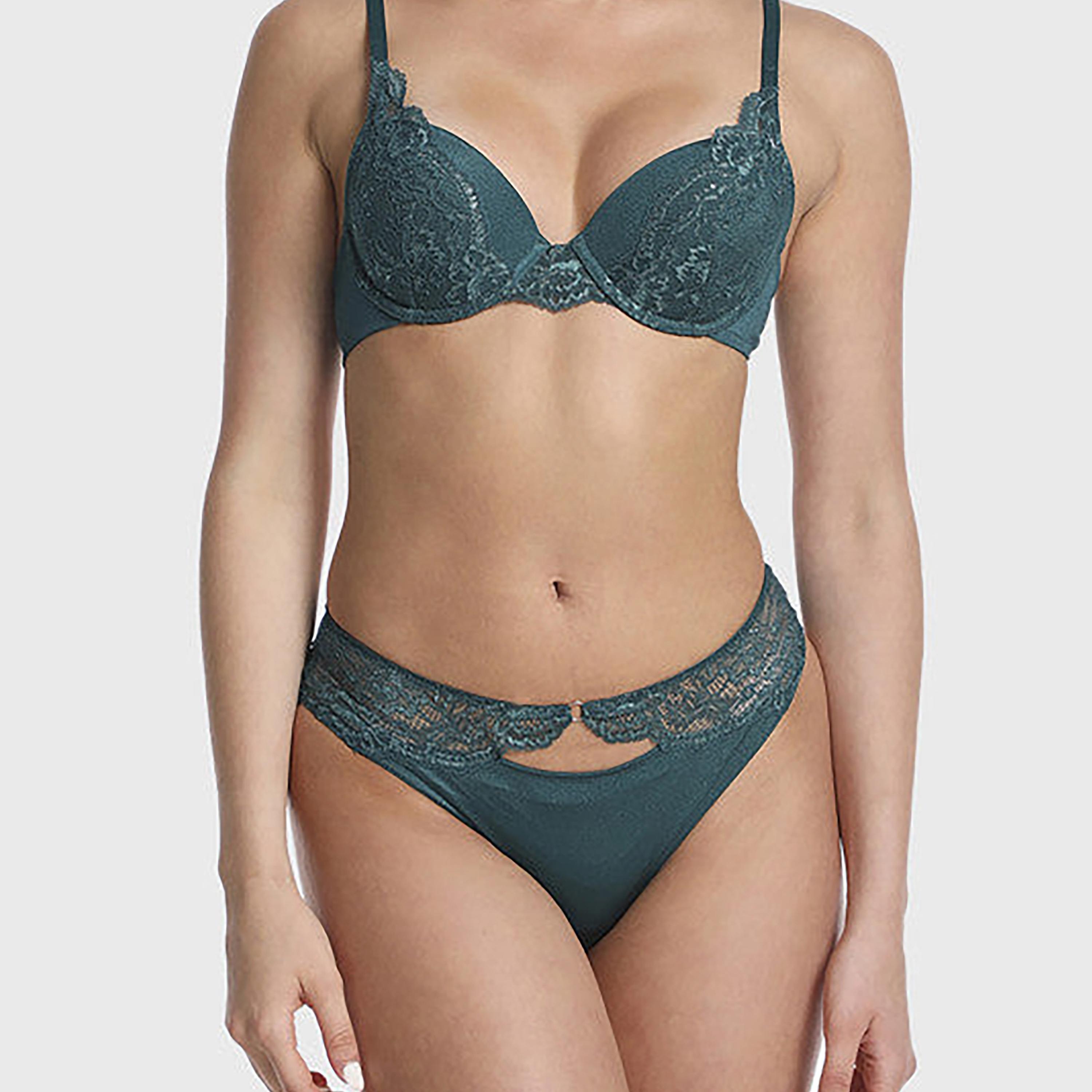 ملابس لا سينزا غير التغطية باللون الفيروزي العميق للنساء الهيبستر-women-clothing-lingerie-panties-image-1