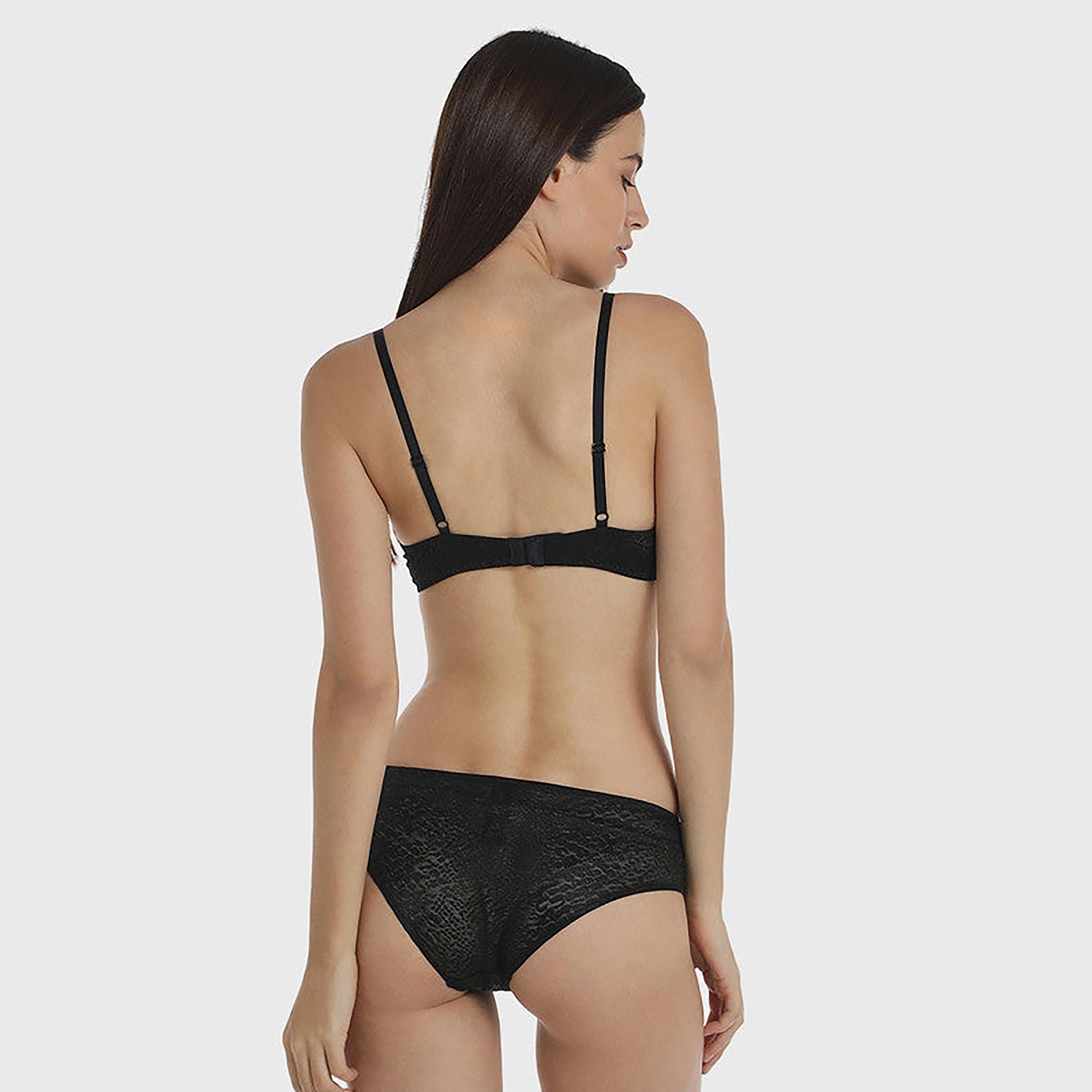 La Senza Medium Coverage Trendy Black Women's Hipster Briefs-women-clothing-lingerie-panties-image-3