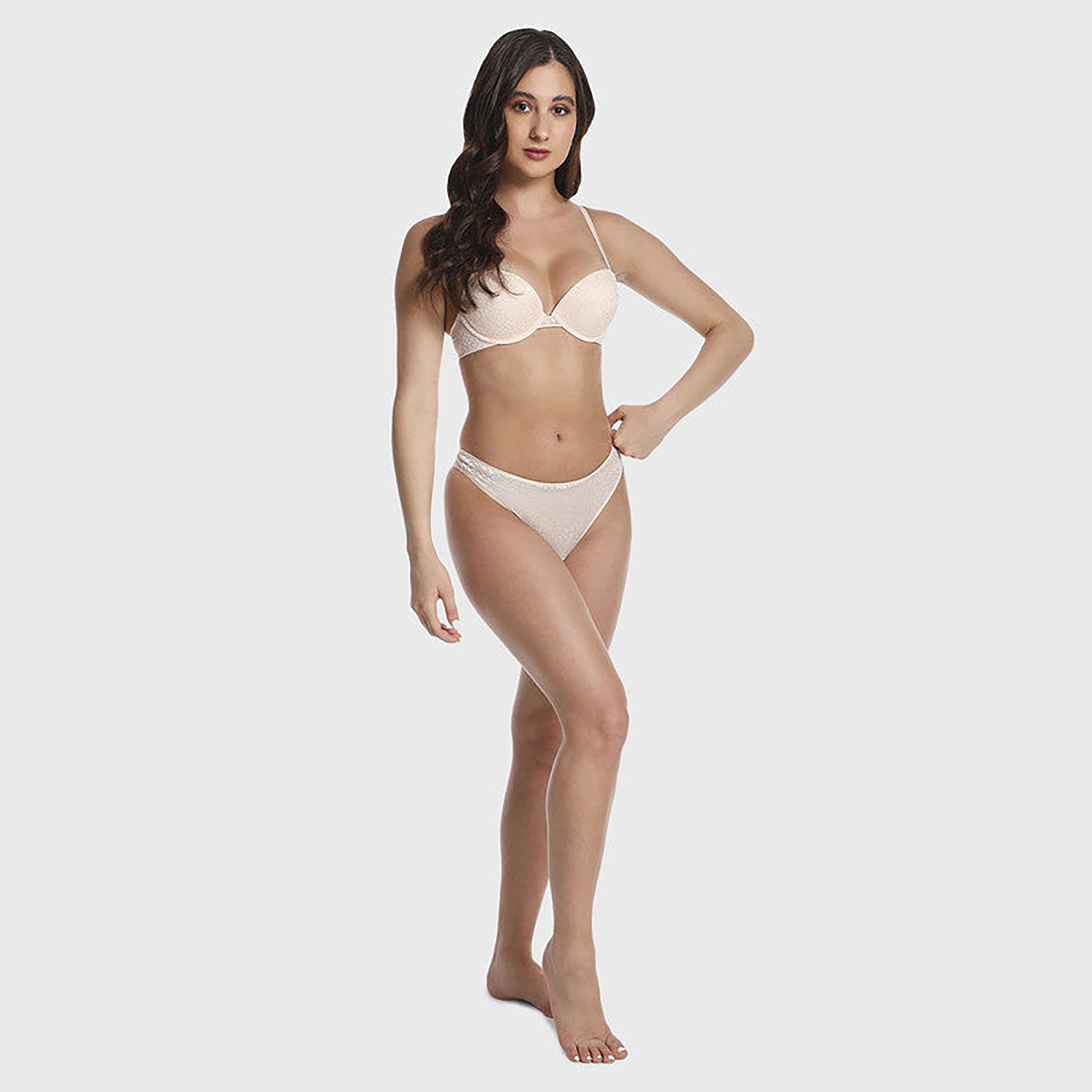 La Senza Low Coverage Trendy Cream Women's Thong Briefs-women-clothing-lingerie-panties-image-5