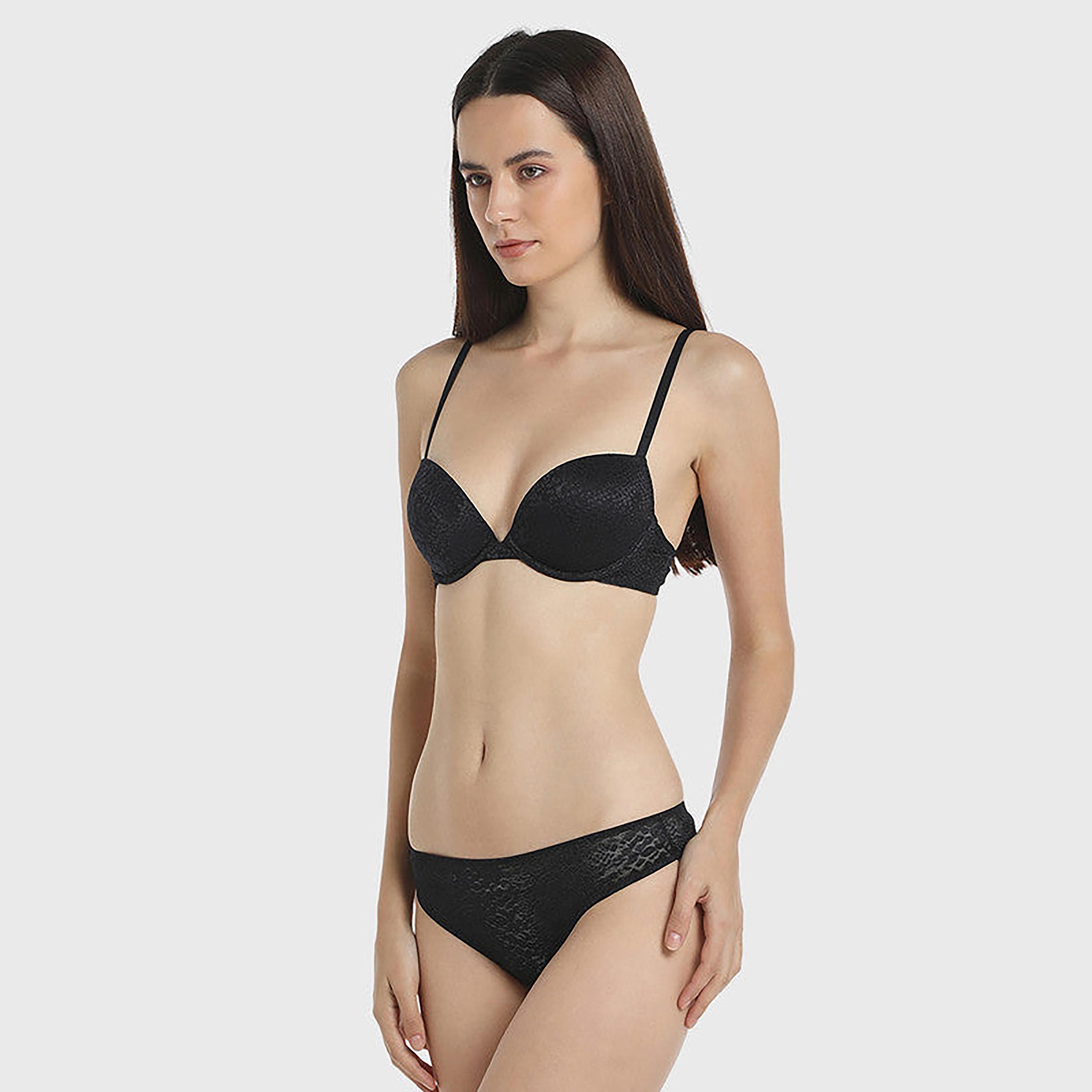 ملابس داخلية نسائية سوداء أنيقة بتغطية منخفضة-women-clothing-lingerie-panties-image-4