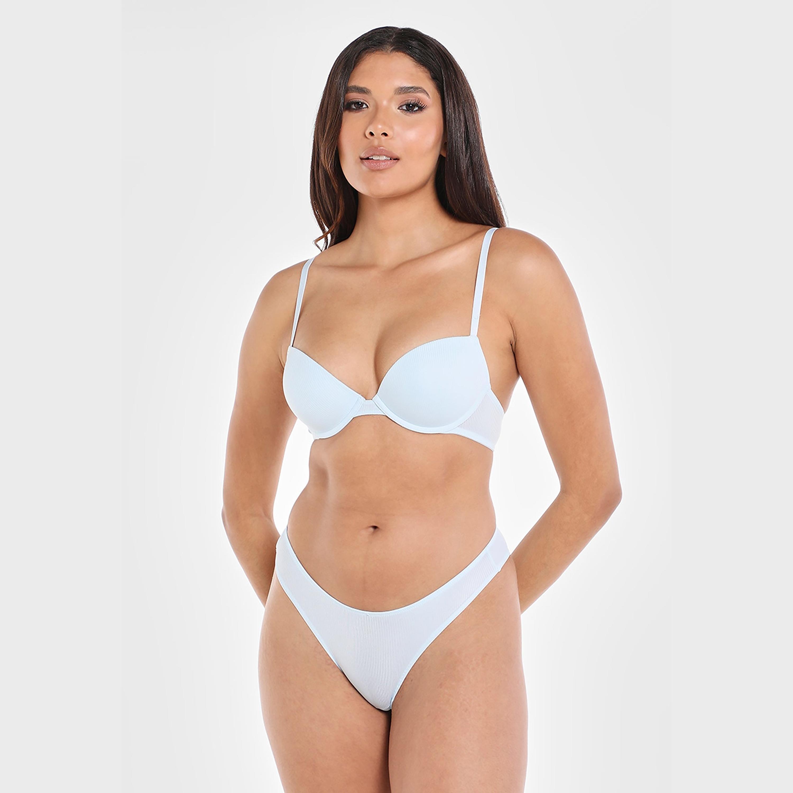 La Senza Medium Coverage Ice Water Women's Cheeky Briefs-women-clothing-lingerie-panties-image-2