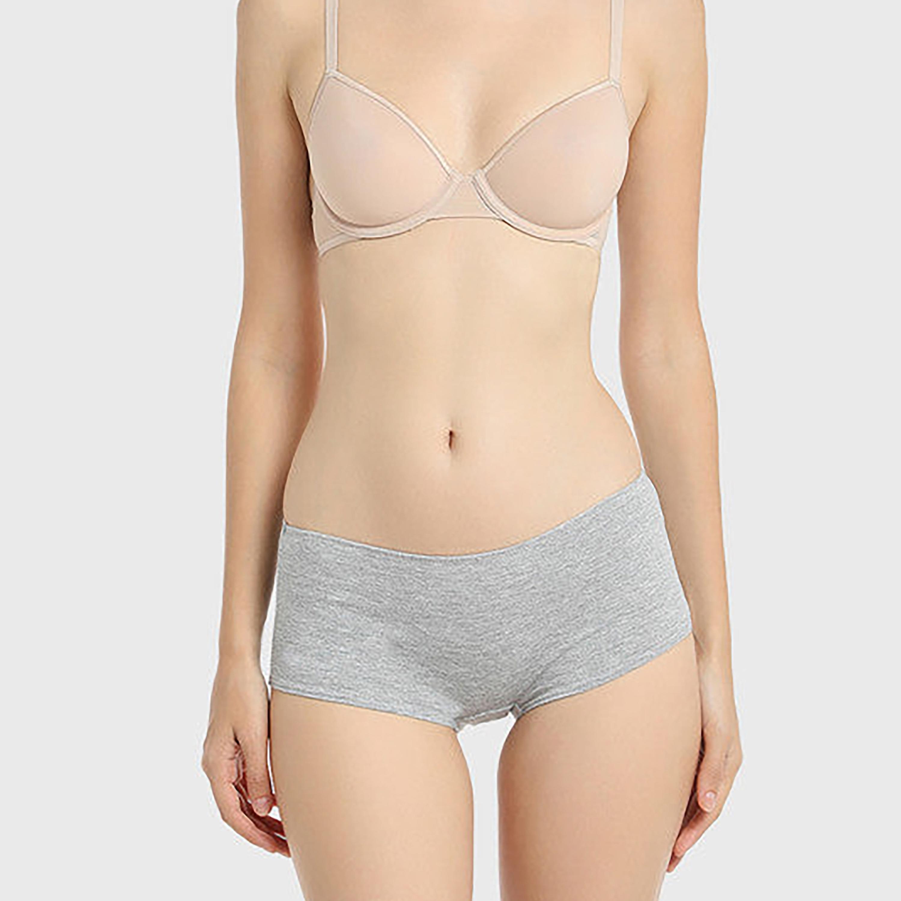 La Senza Medium Coverage Trendy Light Grey Women's Panties-women-clothing-lingerie-panties-image-1