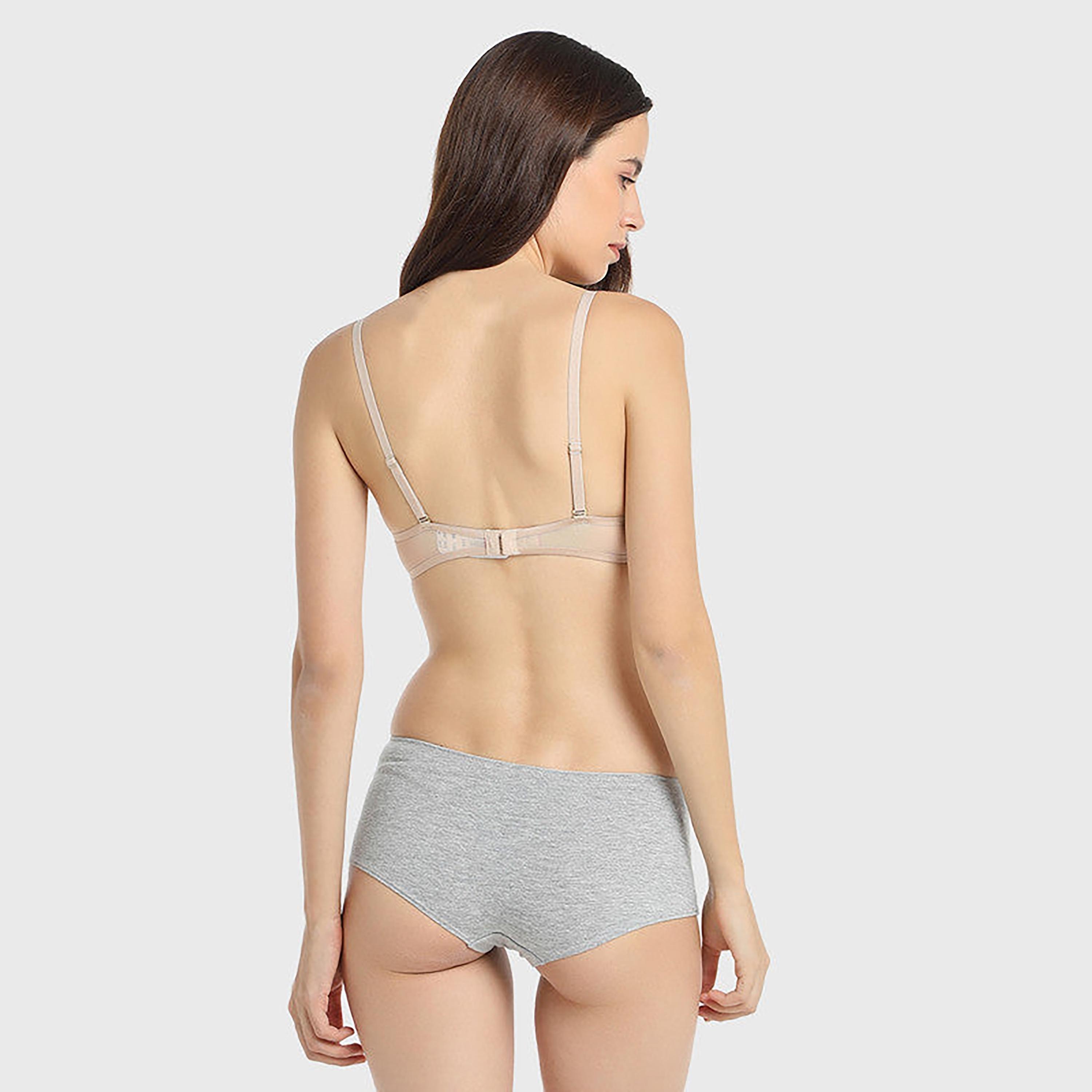 La Senza Medium Coverage Trendy Light Grey Women's Panties-women-clothing-lingerie-panties-image-3
