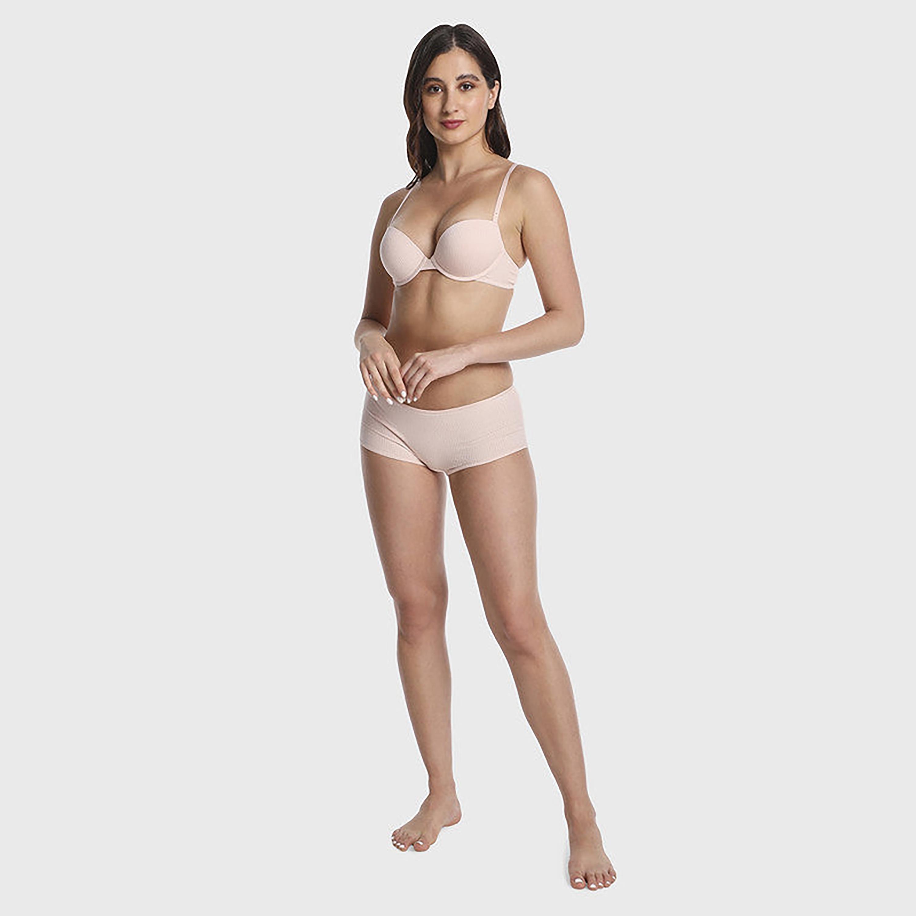 La Senza Full Coverage Trendy Pink Women's Boyshort Panties Briefs-women-clothing-lingerie-panties-image-5