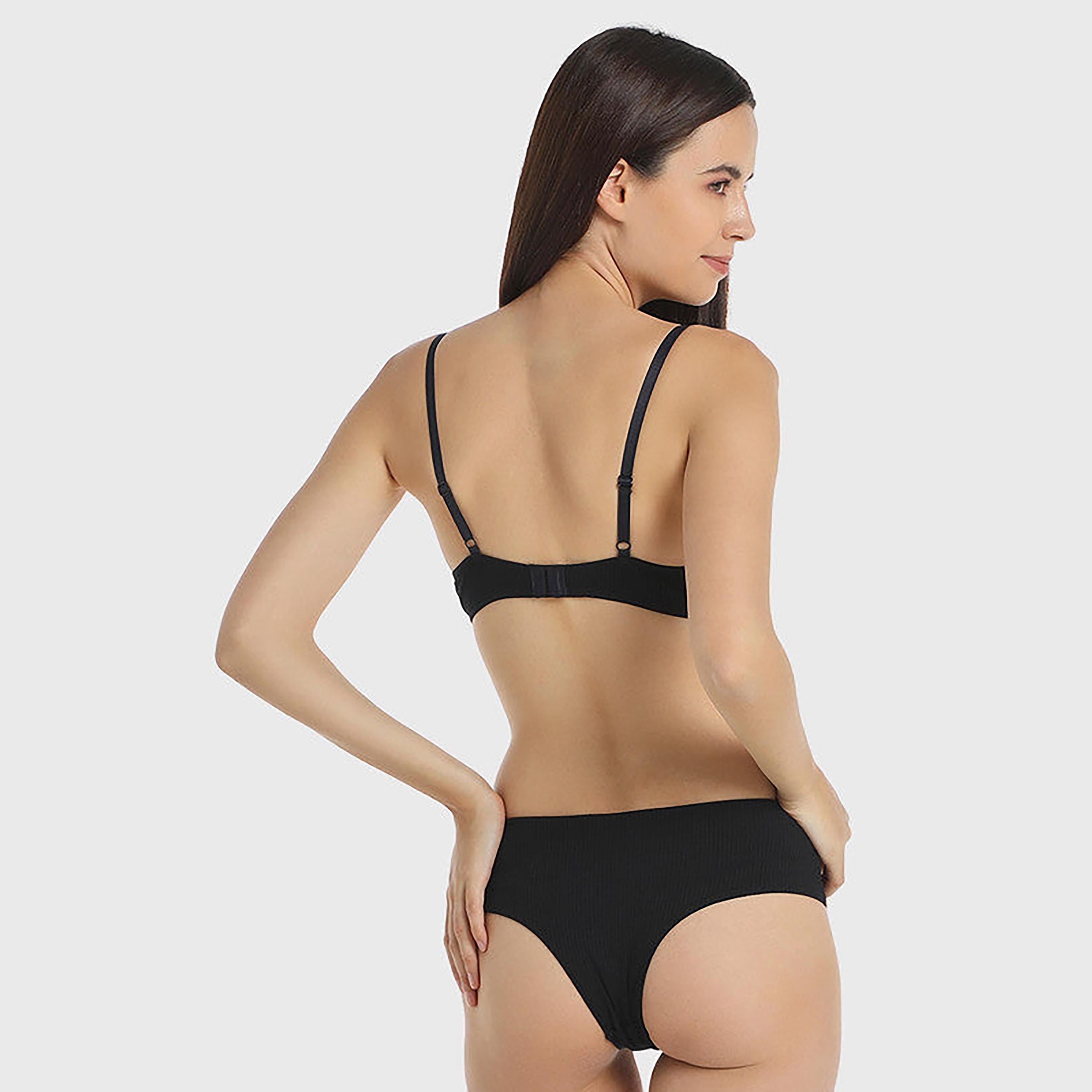 La Senza Low Coverage Trendy Black Women's Brazilian Briefs-women-clothing-lingerie-panties-image-3