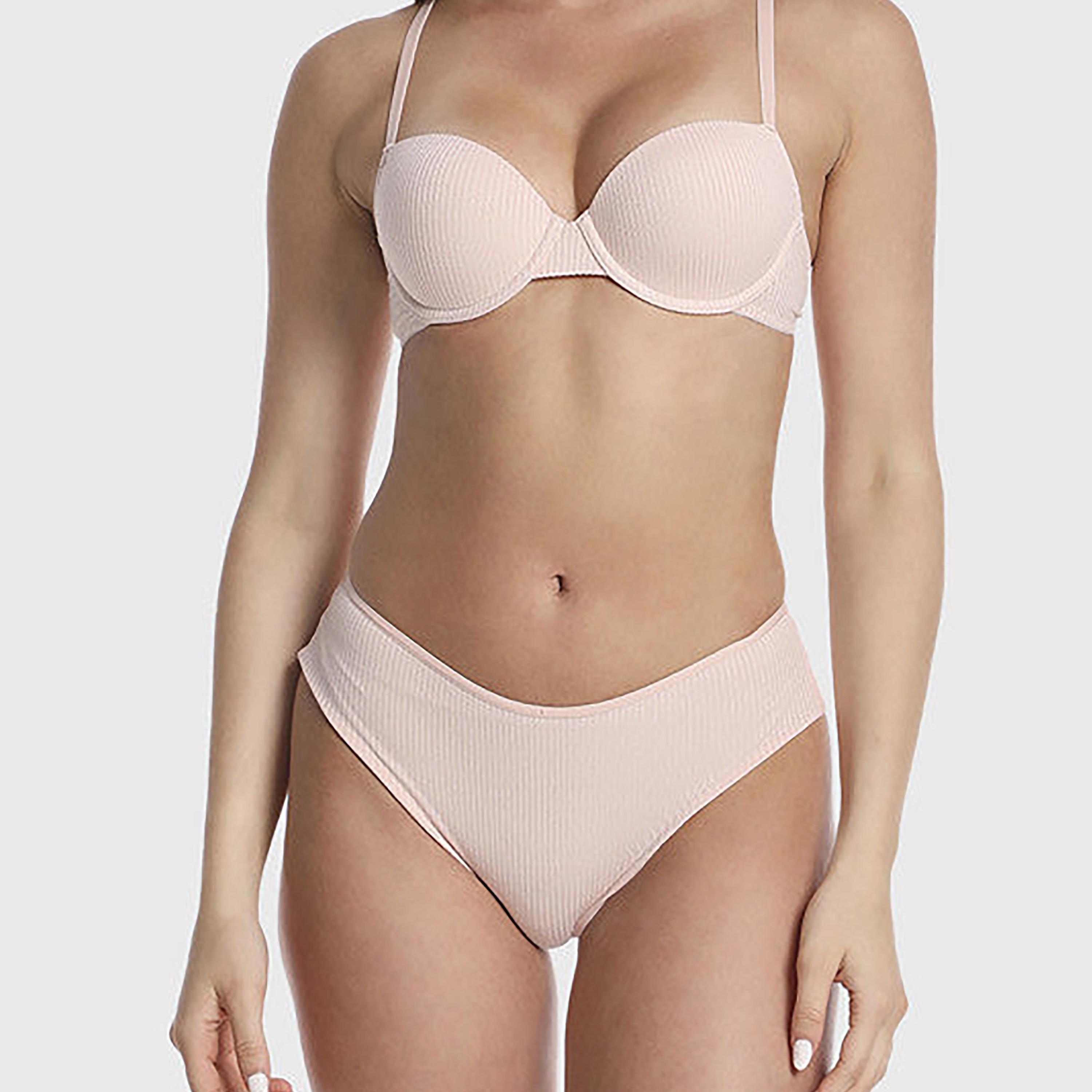 La Senza Medium Coverage Trendy Pink Women's Hipster Briefs-women-clothing-lingerie-panties-image-1