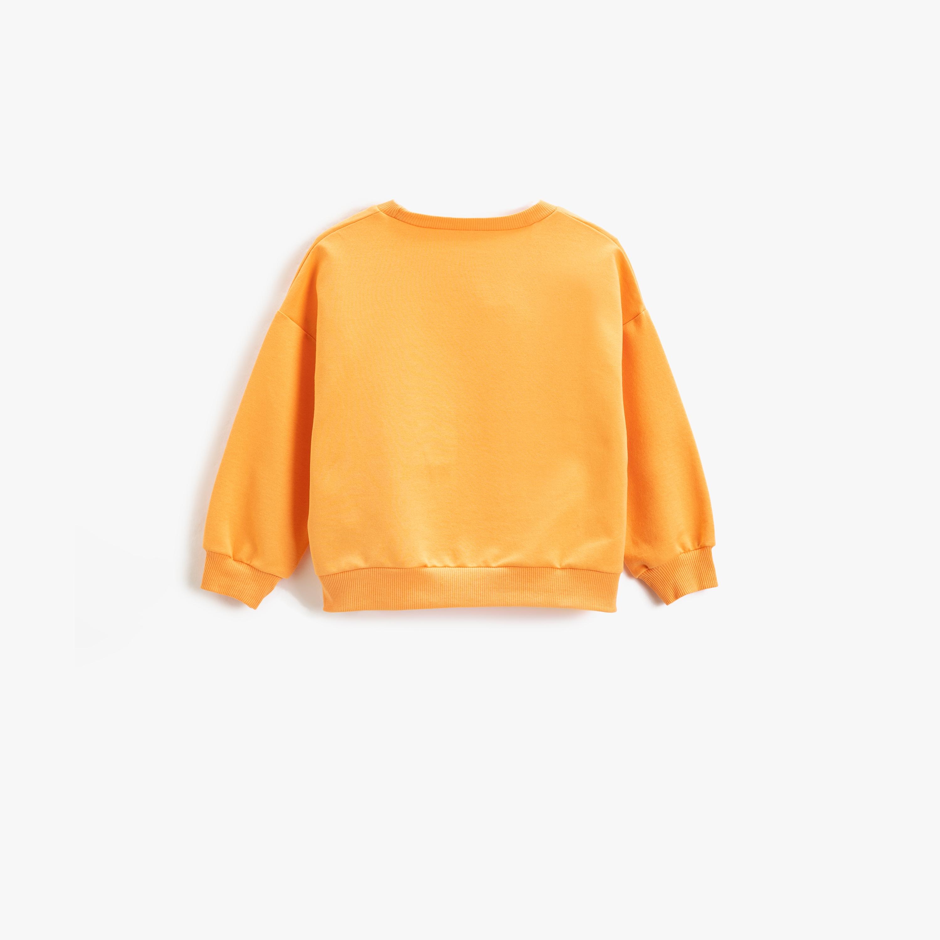 Koton Long Sleeves Round Neck Printed Sweatshirt-girls-clothing-sweatshirts-image-2
