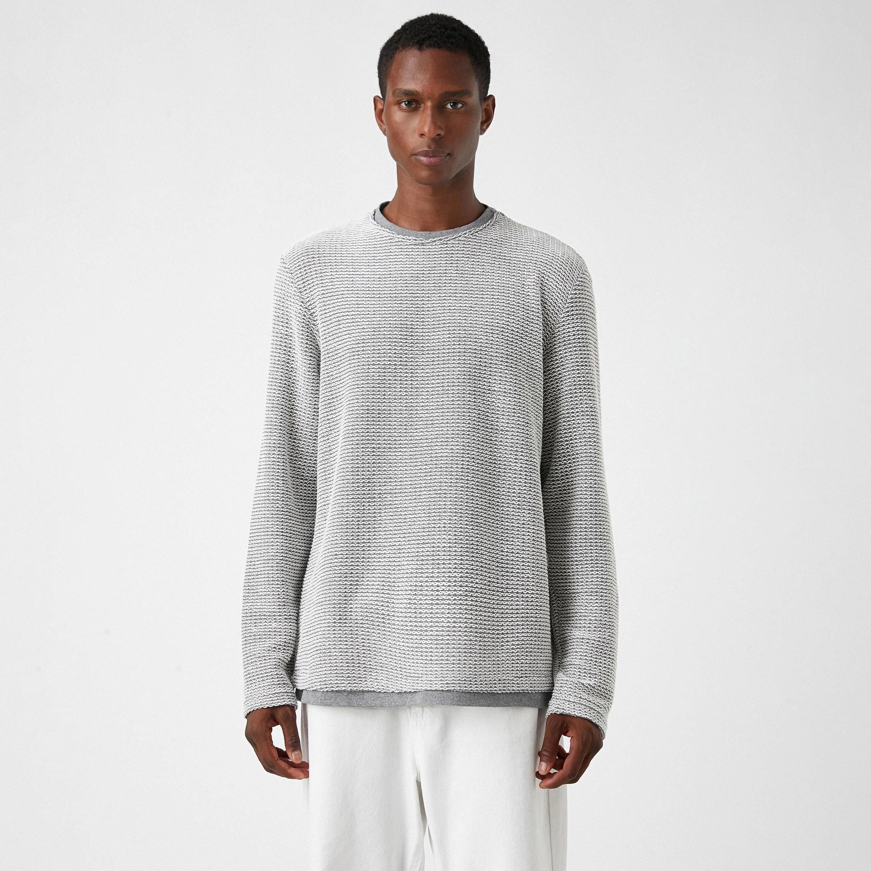 سترة رجالية ذات رقبة دائرية وأكمام طويلة من كوتون-men-clothing-sweatersandpullovers-image-1