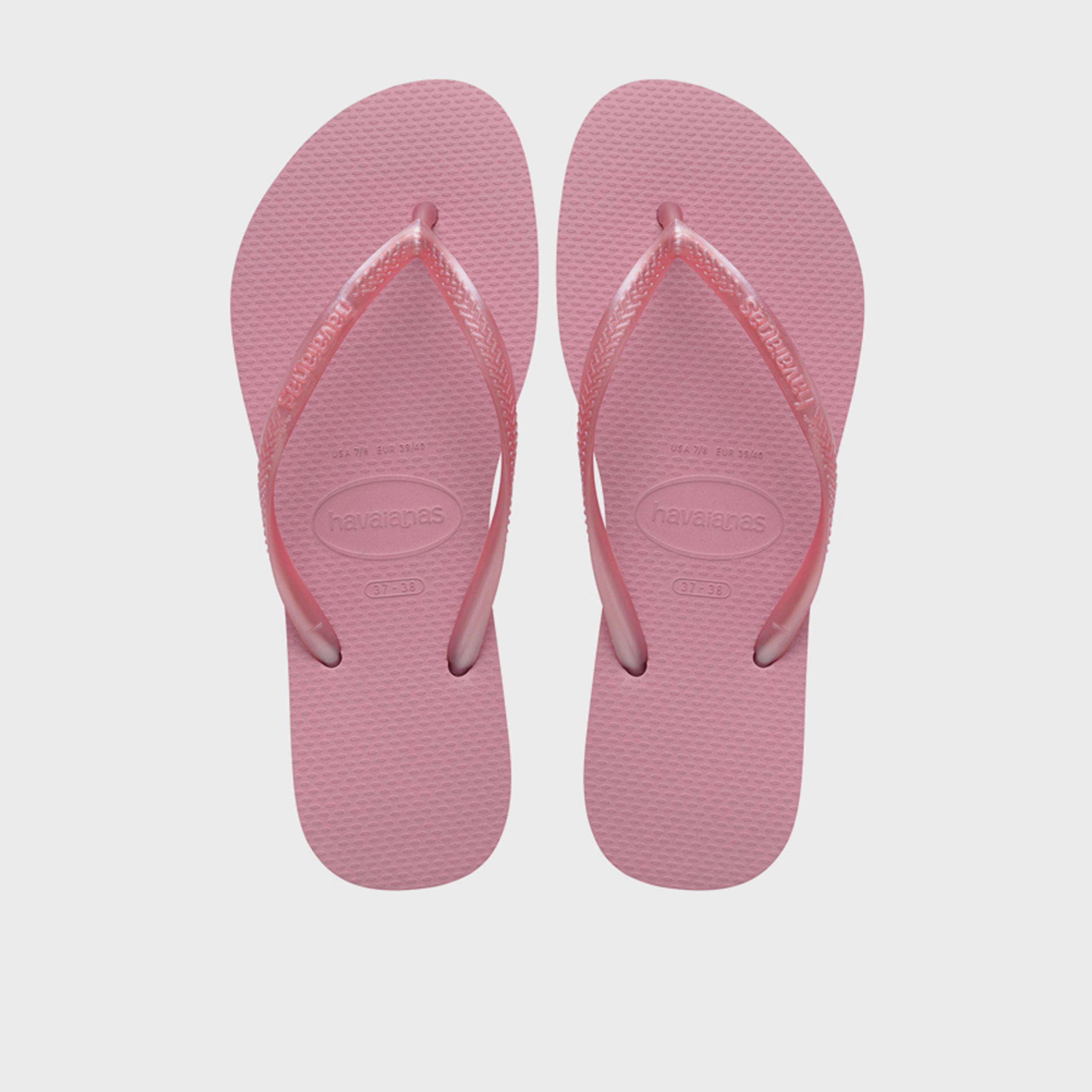 Havaianas Women's Slip-On Flat Slim Thong Slippers | 4000030-1105-women-shoes-flipflopsandslides-image-1