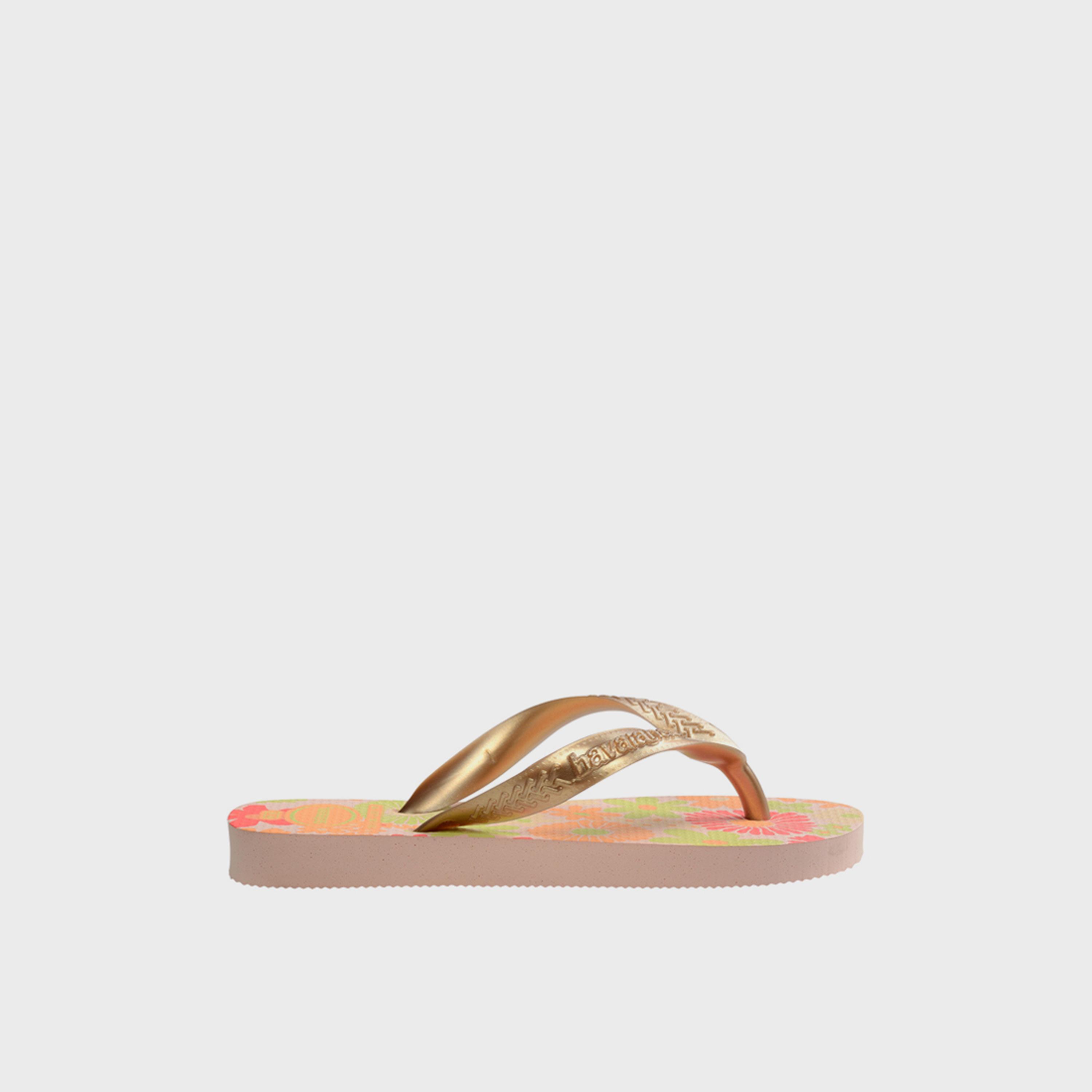 Havaianas Girls Slip-On  Flores Thong Slippers | 4000052-0076-girls-shoes-flipflopsandslides-image-3