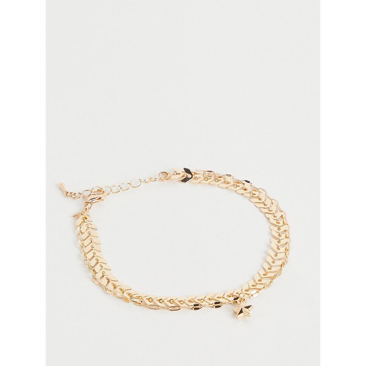 Styli Arrown Chain Layered Anklet-women-watchesandjewellery-jewellery-anklets-image-1