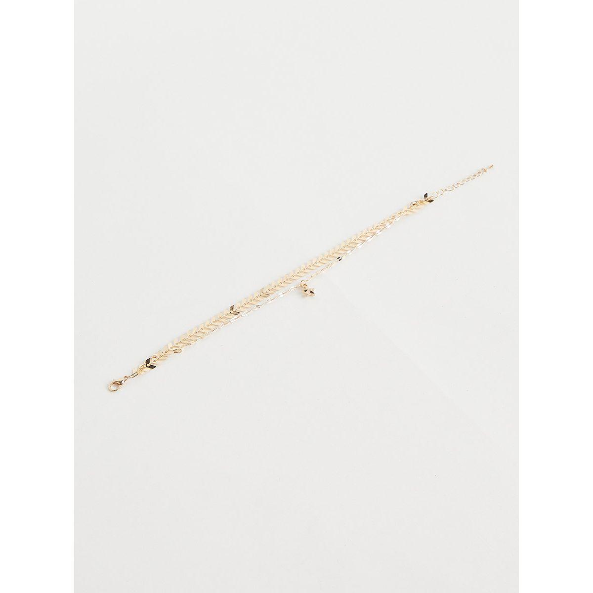 Styli Arrown Chain Layered Anklet-women-watchesandjewellery-jewellery-anklets-image-4