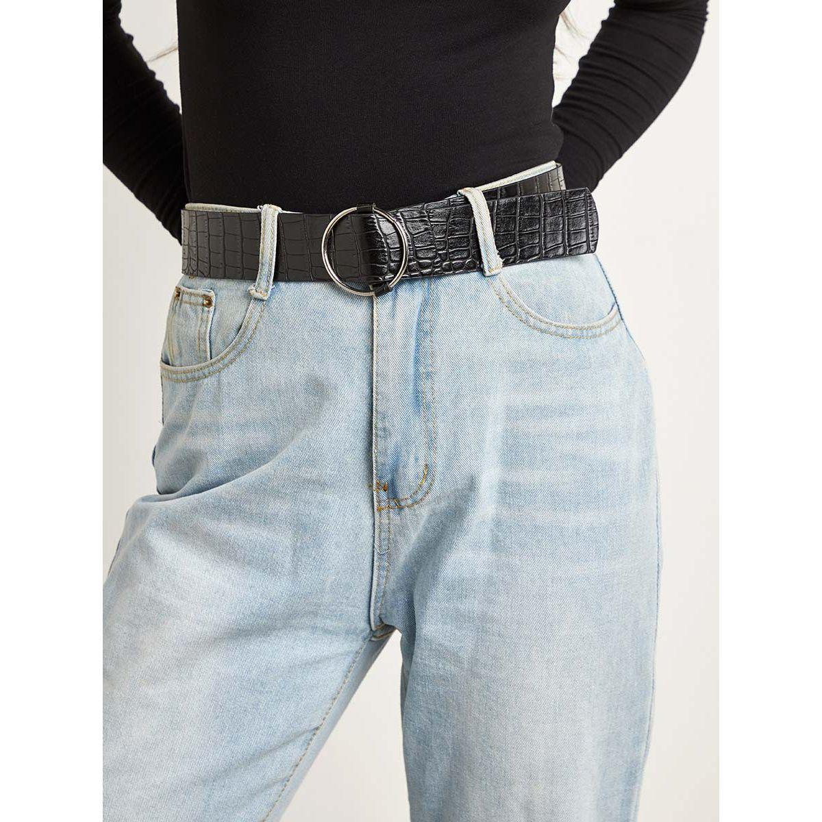 حزام بملمس بارز وإبزيم مستدير من ستايلي-women-clothingaccessories-belts-image-3