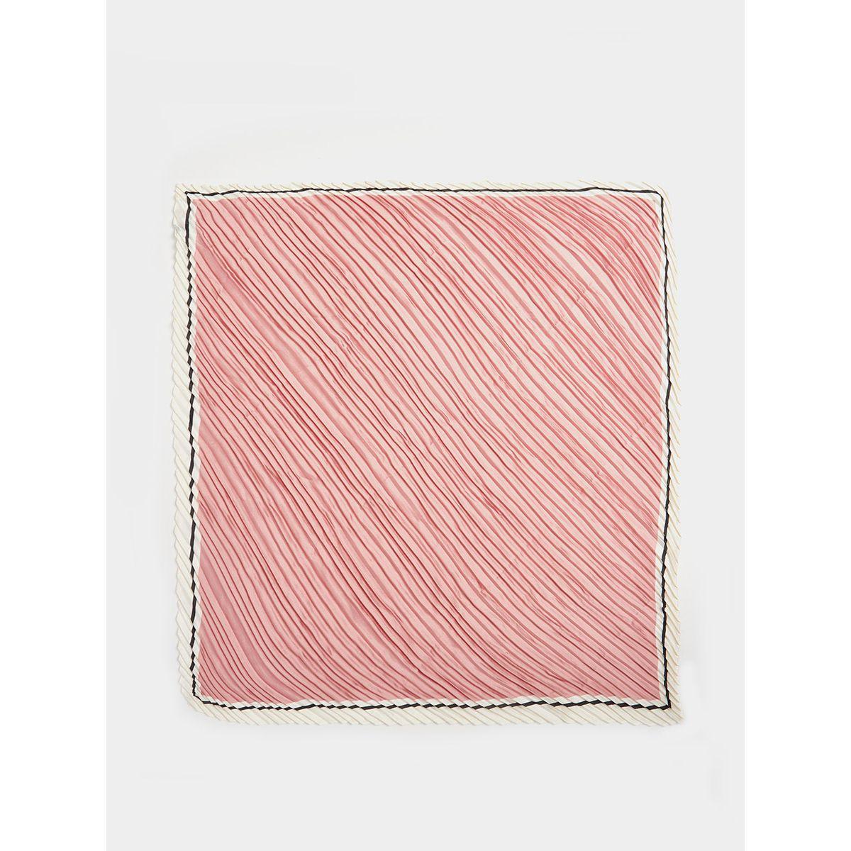 Styli Pack of 2 - Pleated Striped Neck Scarf-women-winterwear-scarves-image-2