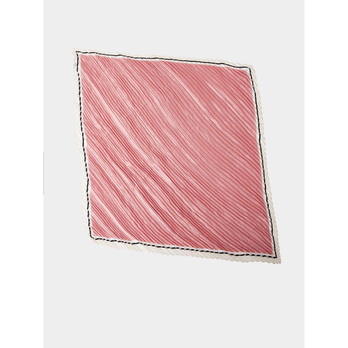 Styli Pack of 2 - Pleated Striped Neck Scarf-women-winterwear-scarves-image-7