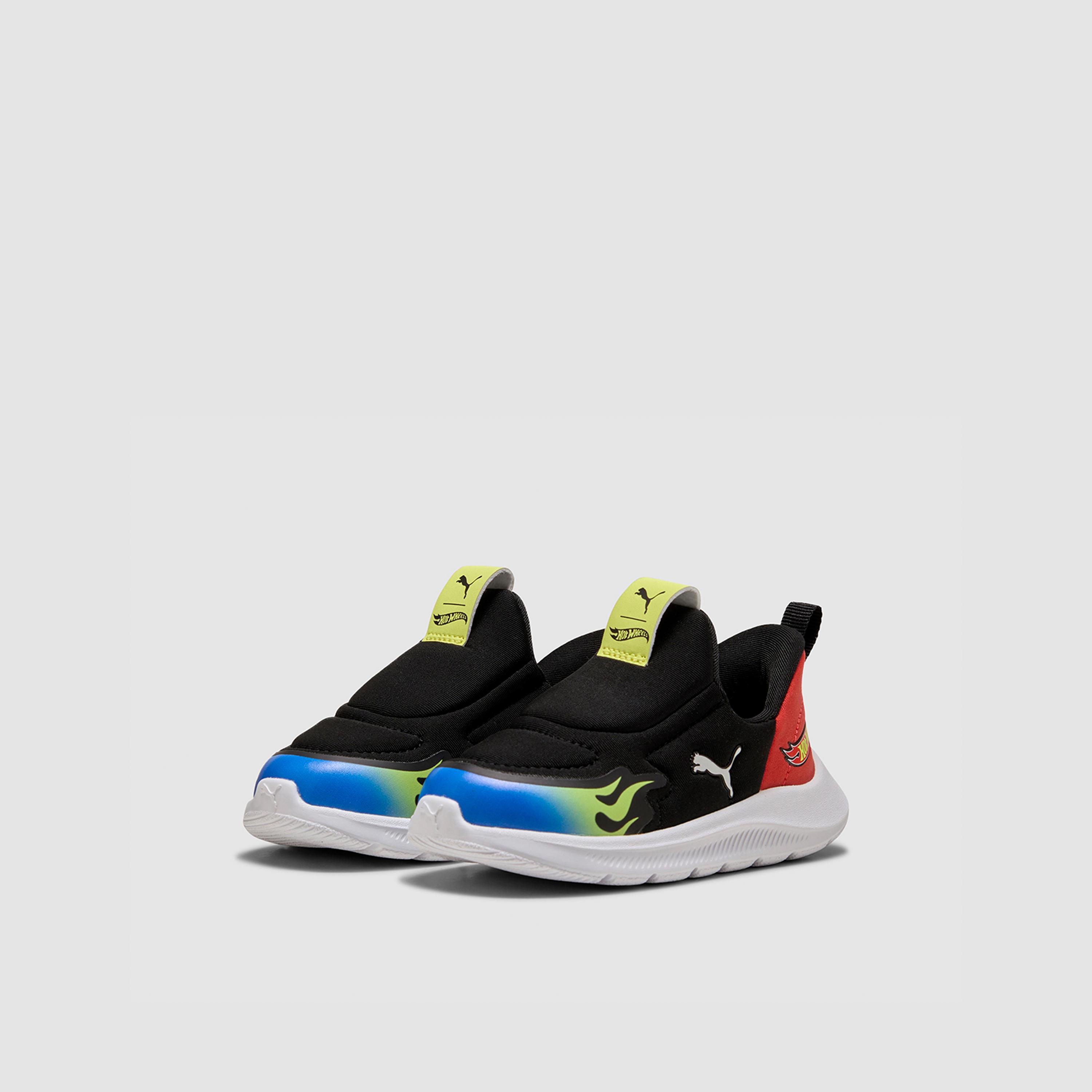بوما - حذاء رياضي فن ريسر 2 سليب تيك للأطفال الرضع من هوت ويلز سهل الارتداء-sports-boys-shoes-image-1