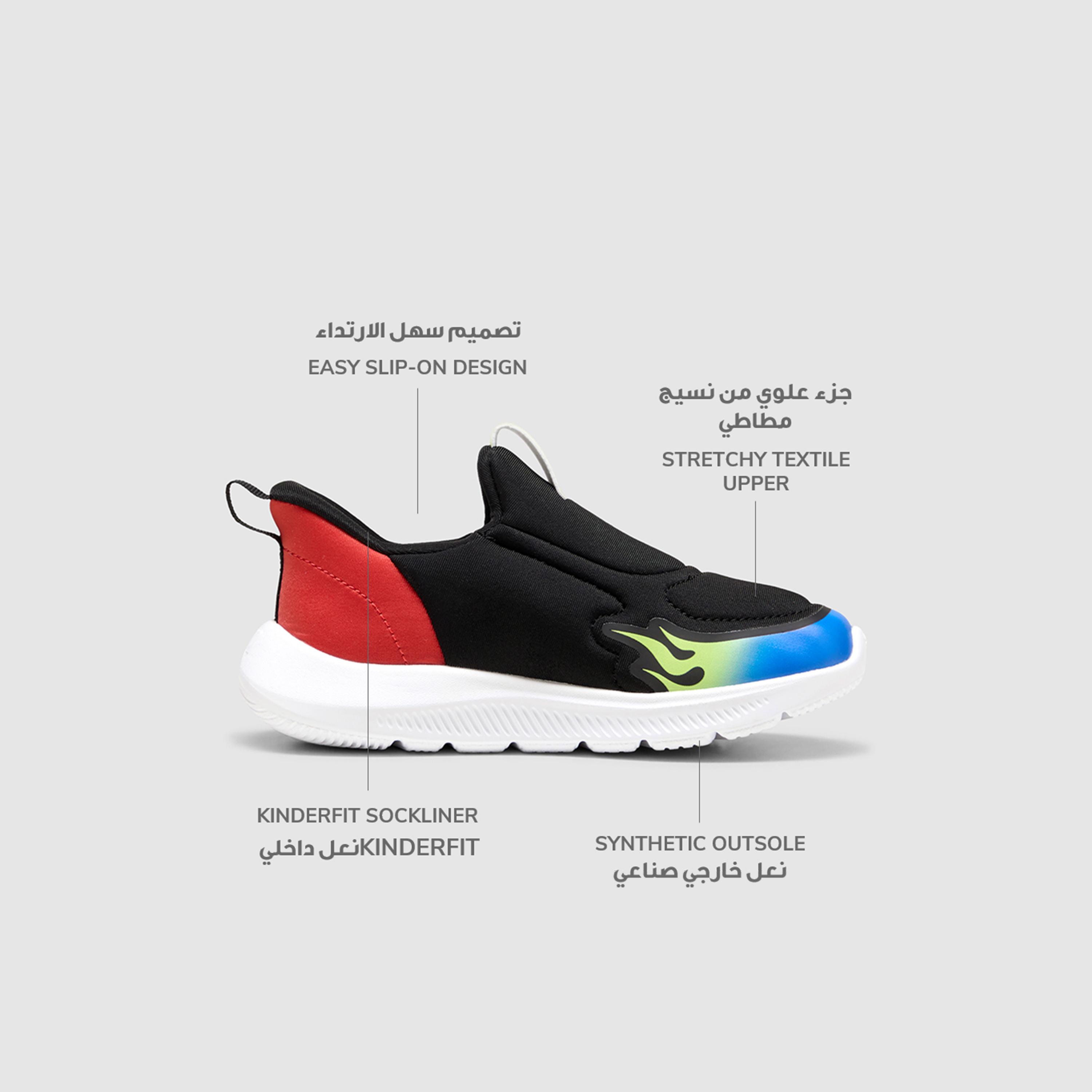 بوما - حذاء رياضي فن ريسر 2 سليب تيك للأطفال الرضع من هوت ويلز سهل الارتداء-sports-boys-shoes-image-2