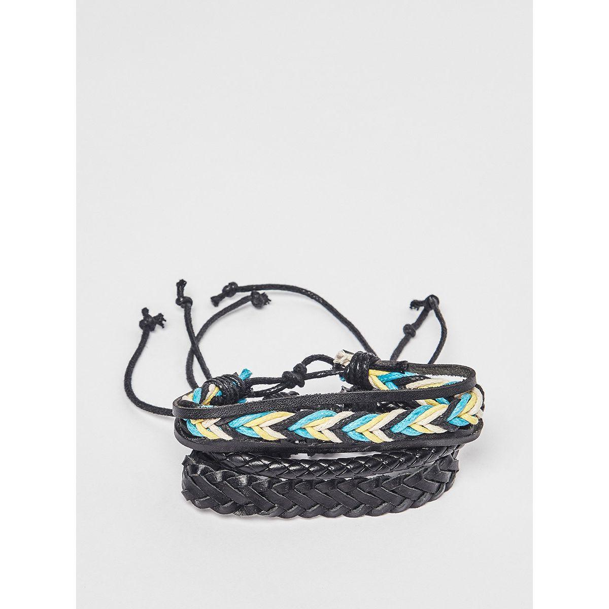 Styli Set of 3 - Braided Bracelet with Adjustable Drawstring-men-watchesandjewellery-bracelets-image-1