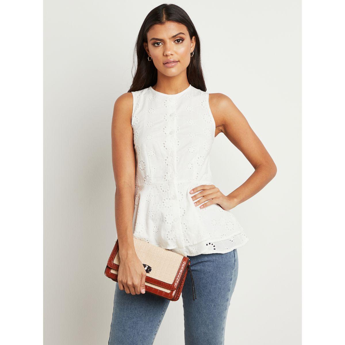 Styli Textured Flap Crossbody Bag with Twist Closure-women-bagsandwallets-handbags-image-5