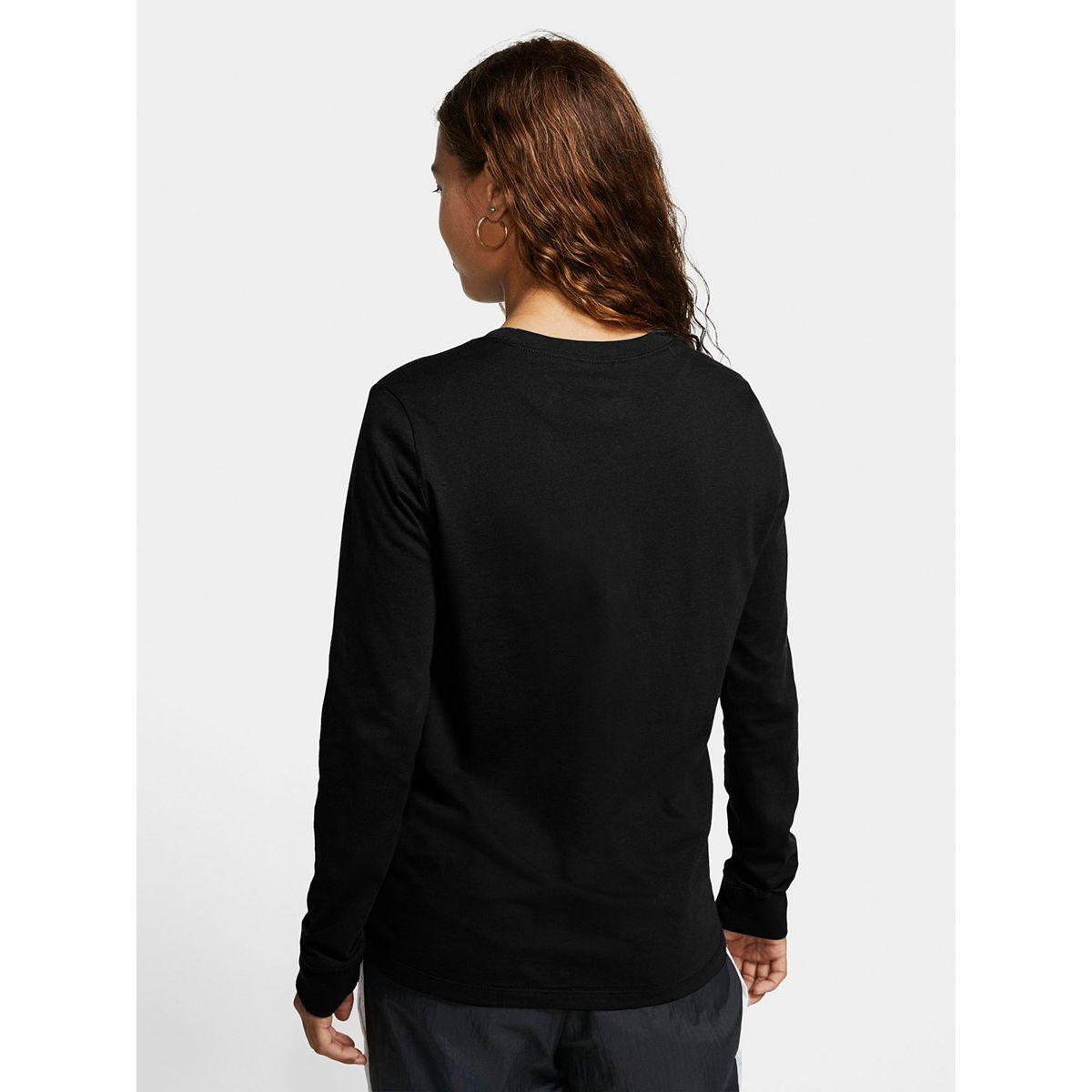 Nike Essential Long Sleeves Icon Futura Printed T-shirt-women-clothing-tshirts-image-4