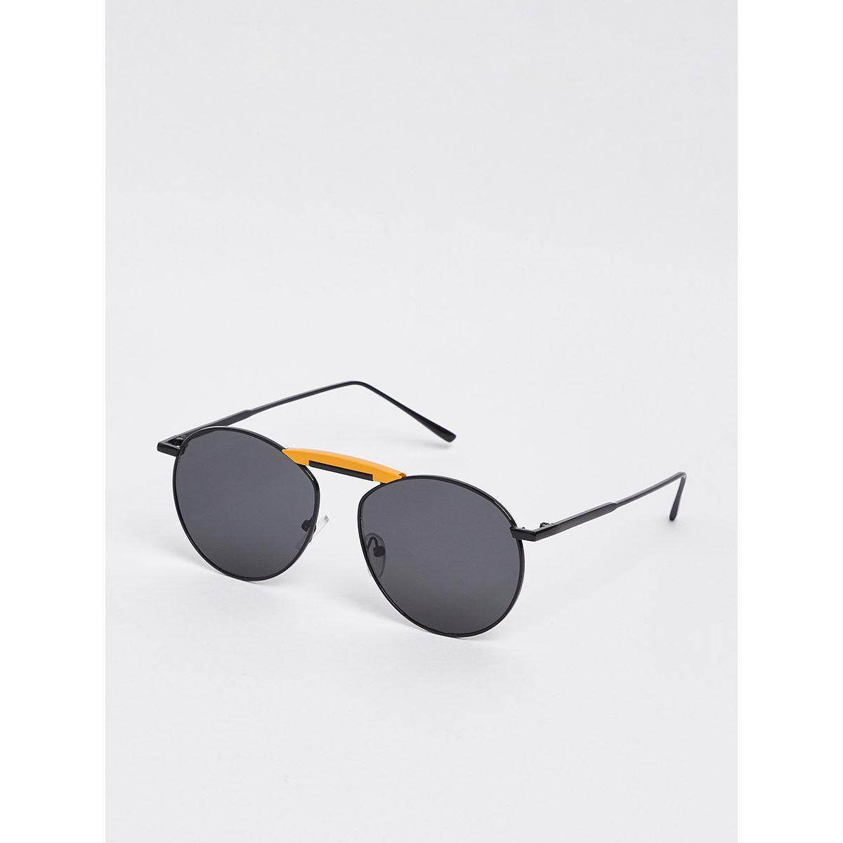 Styli Unisex Top Bridge Round Sunglasses-men-sunglasses-image-1