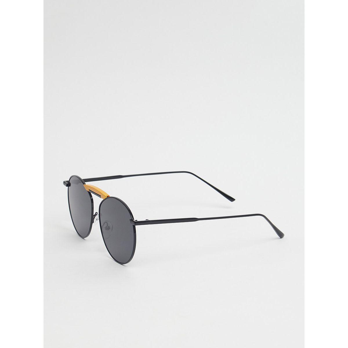 Styli Unisex Top Bridge Round Sunglasses-men-sunglasses-image-2