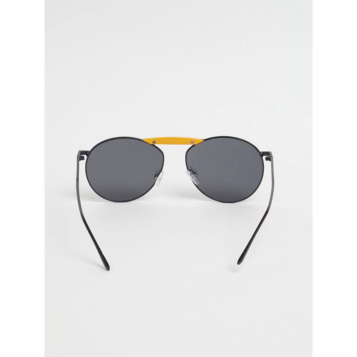 Styli Unisex Top Bridge Round Sunglasses-men-sunglasses-image-5