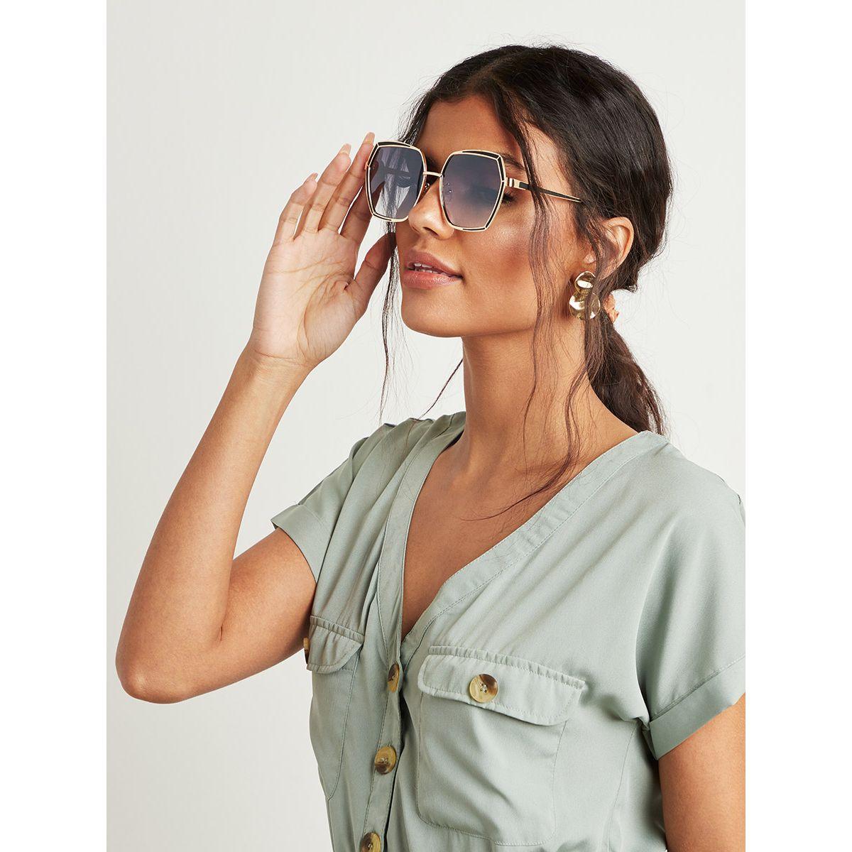 Styli Geometric Sunglasses with Side Details-women-sunglasses-image-2