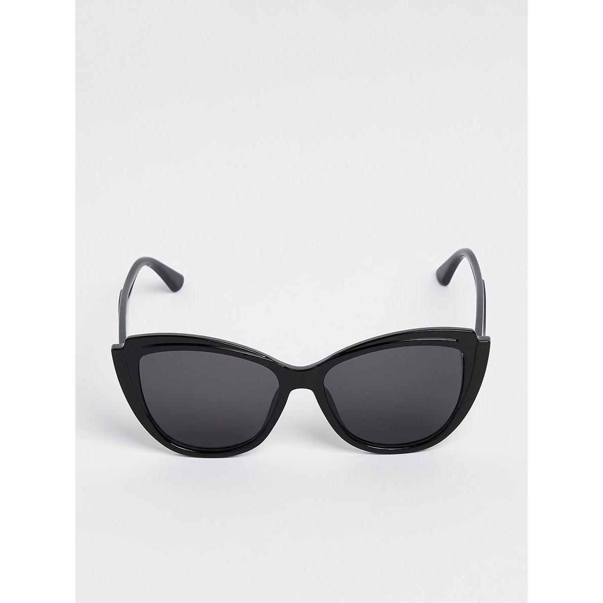 Styli Solid Cat Eye Sunglasses-women-sunglasses-image-2