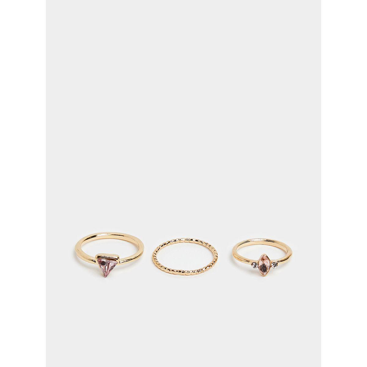 مجموعة من 8 خواتم مزخرفة من ستايلي-women-watchesandjewellery-jewellery-rings-image-3