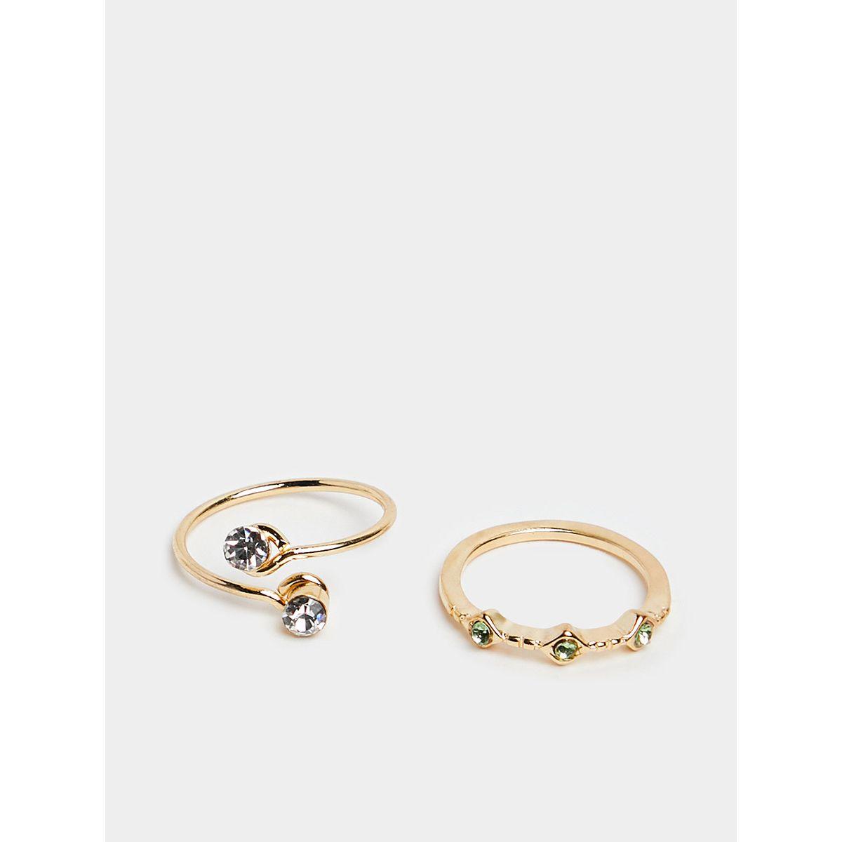 مجموعة من 8 خواتم مزخرفة من ستايلي-women-watchesandjewellery-jewellery-rings-image-5