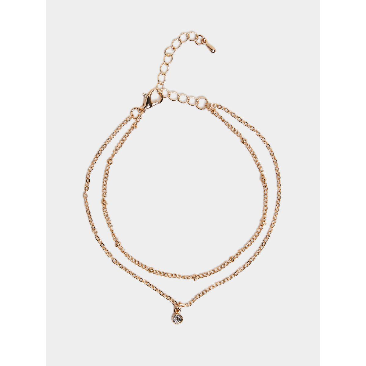 Styli Layered Chain Anklet-women-watchesandjewellery-jewellery-anklets-image-2