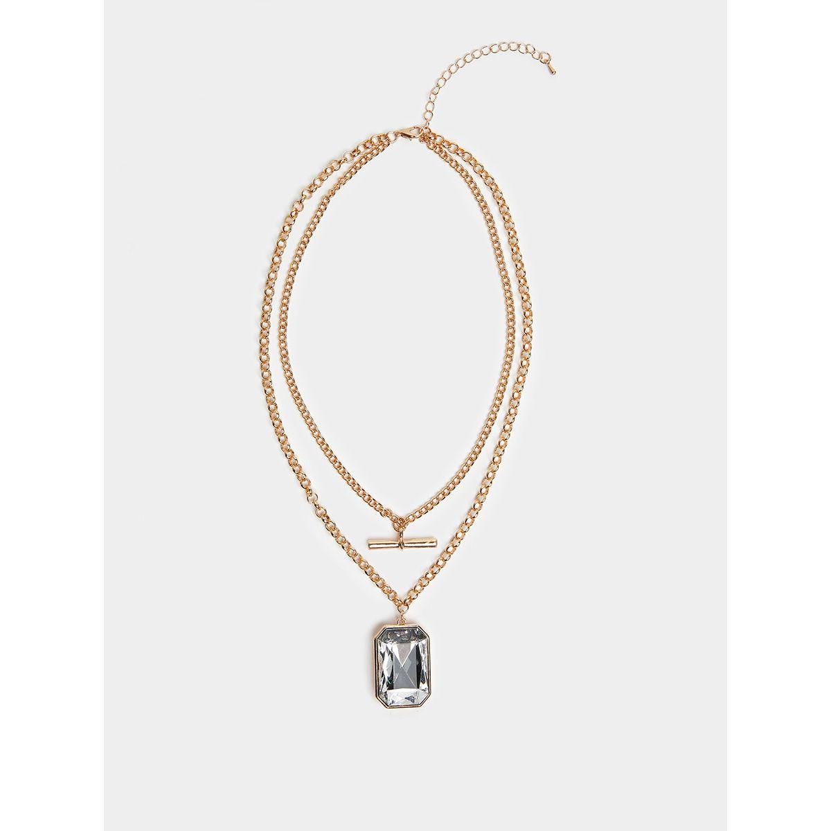 سلسلة بطبقات وتفاصيل متدلية من ستايلي-women-watchesandjewellery-jewellery-necklacesandpendants-image-1