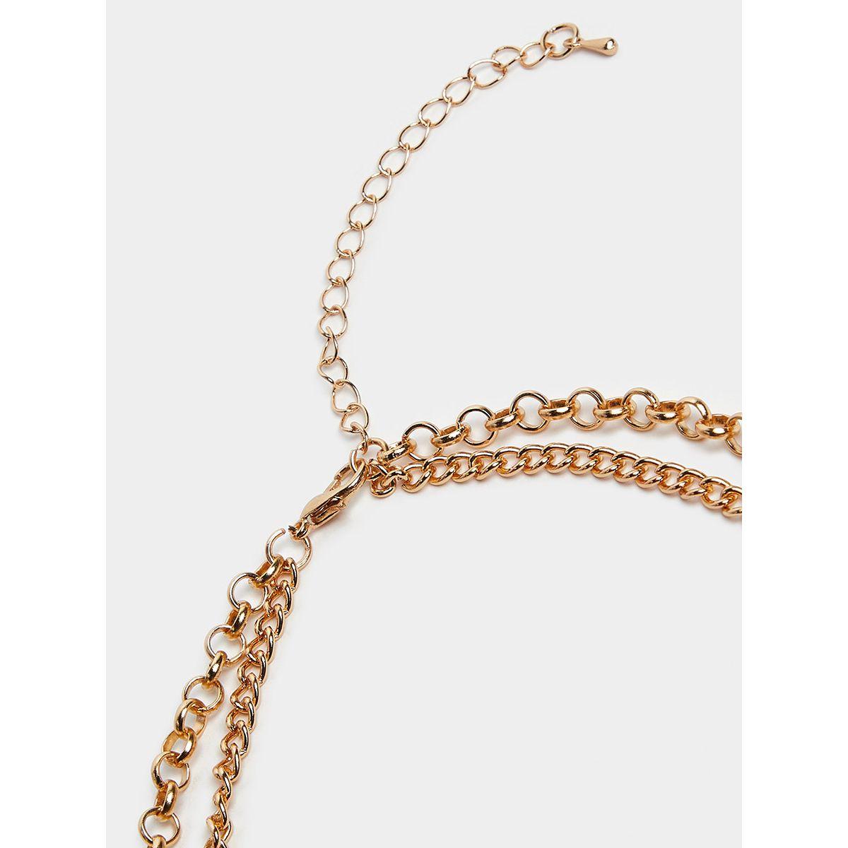 سلسلة بطبقات وتفاصيل متدلية من ستايلي-women-watchesandjewellery-jewellery-necklacesandpendants-image-4