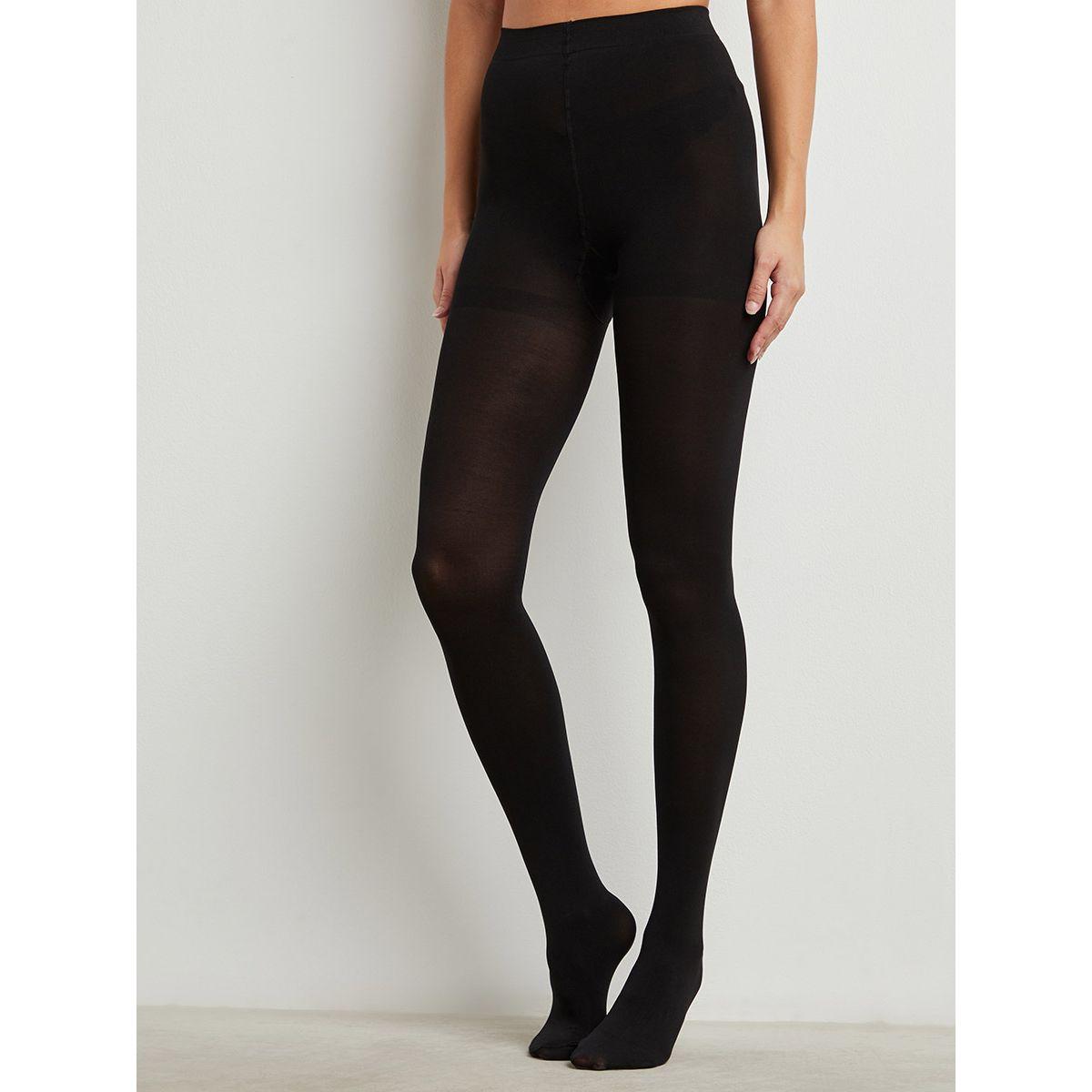 Styli Elasticated Waist 100D Solid Tights-women-socksandstockings-image-1