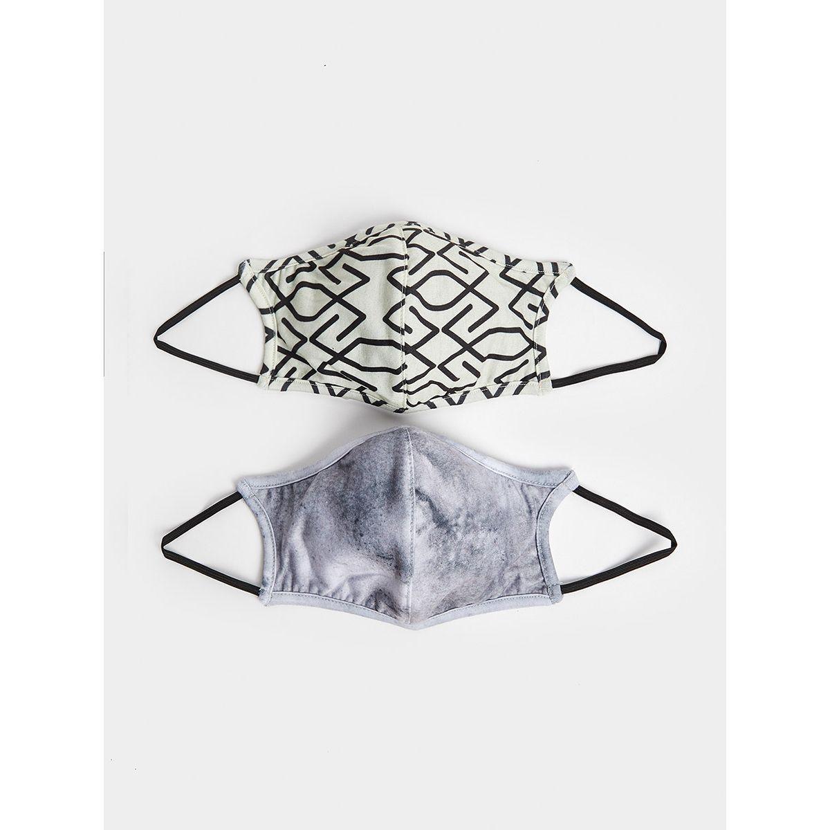 مجموعة من 2 قناع وجه مطبوع من ستايلي-women-clothingaccessories-fashionmasks-image-4
