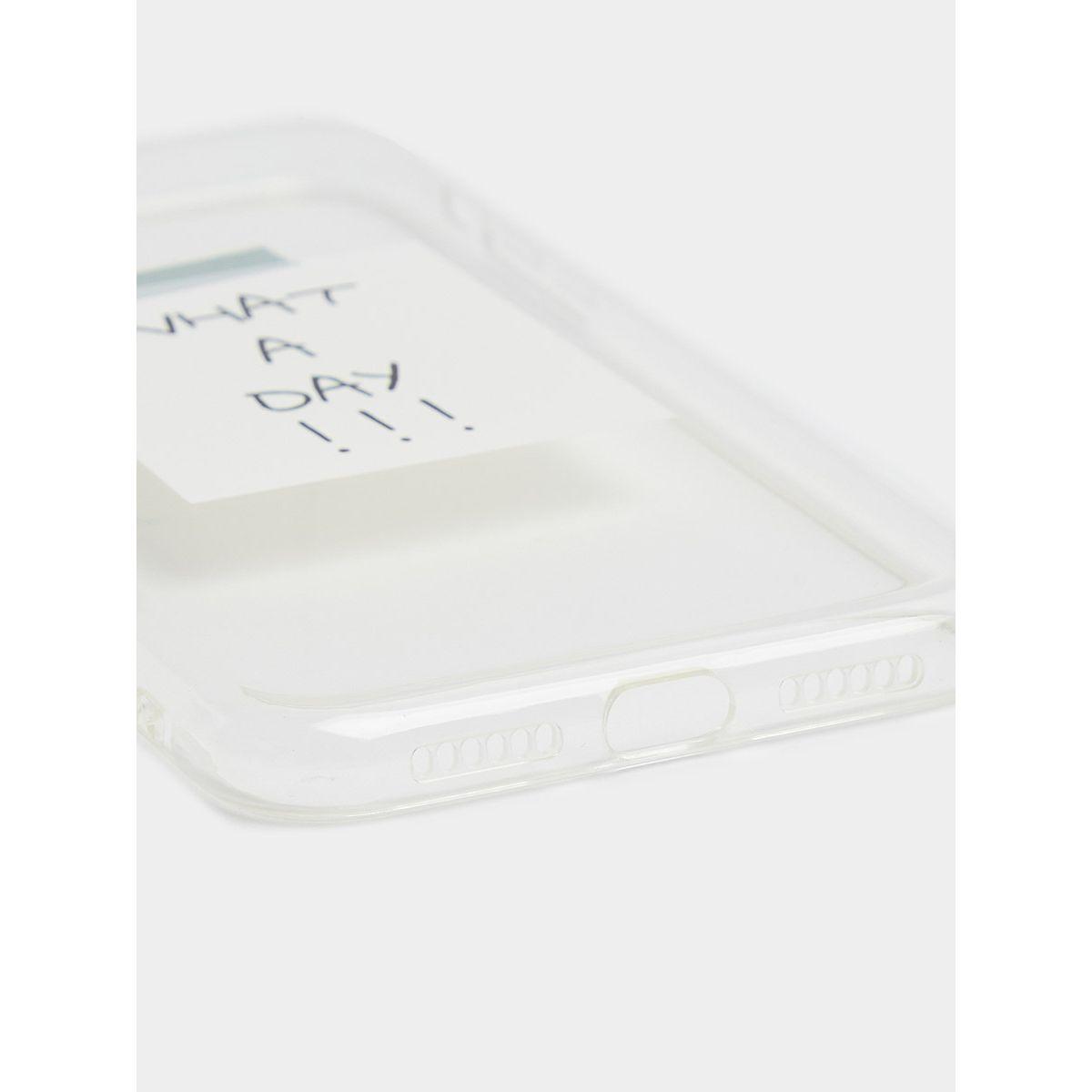 Styli What A Day Slogan Print Soft iPhone Case-electronics-phones-image-2