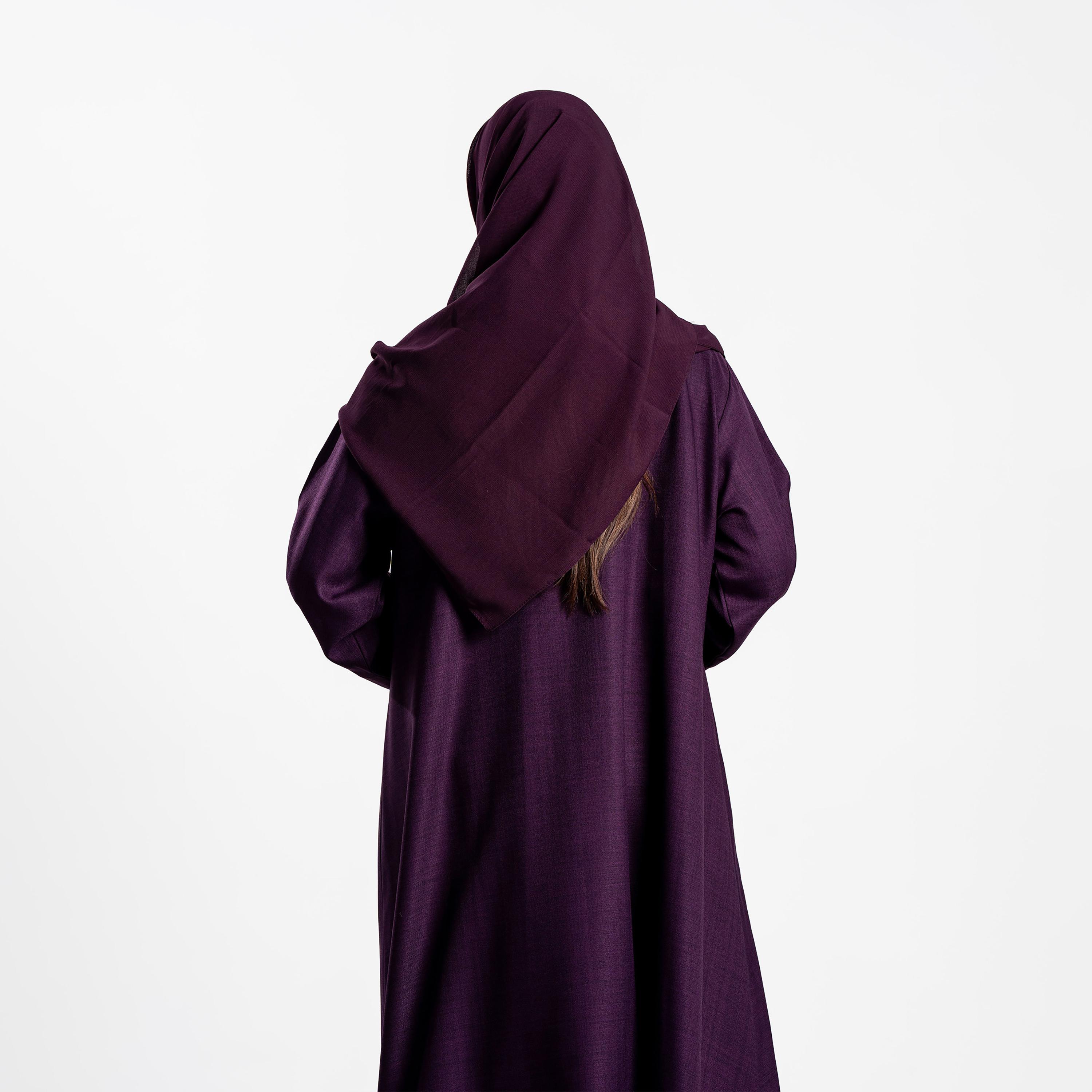 عباءة مزينة بالترتر مع حجاب للنساء من زاهية-women-arabicclothing-abayas-image-5