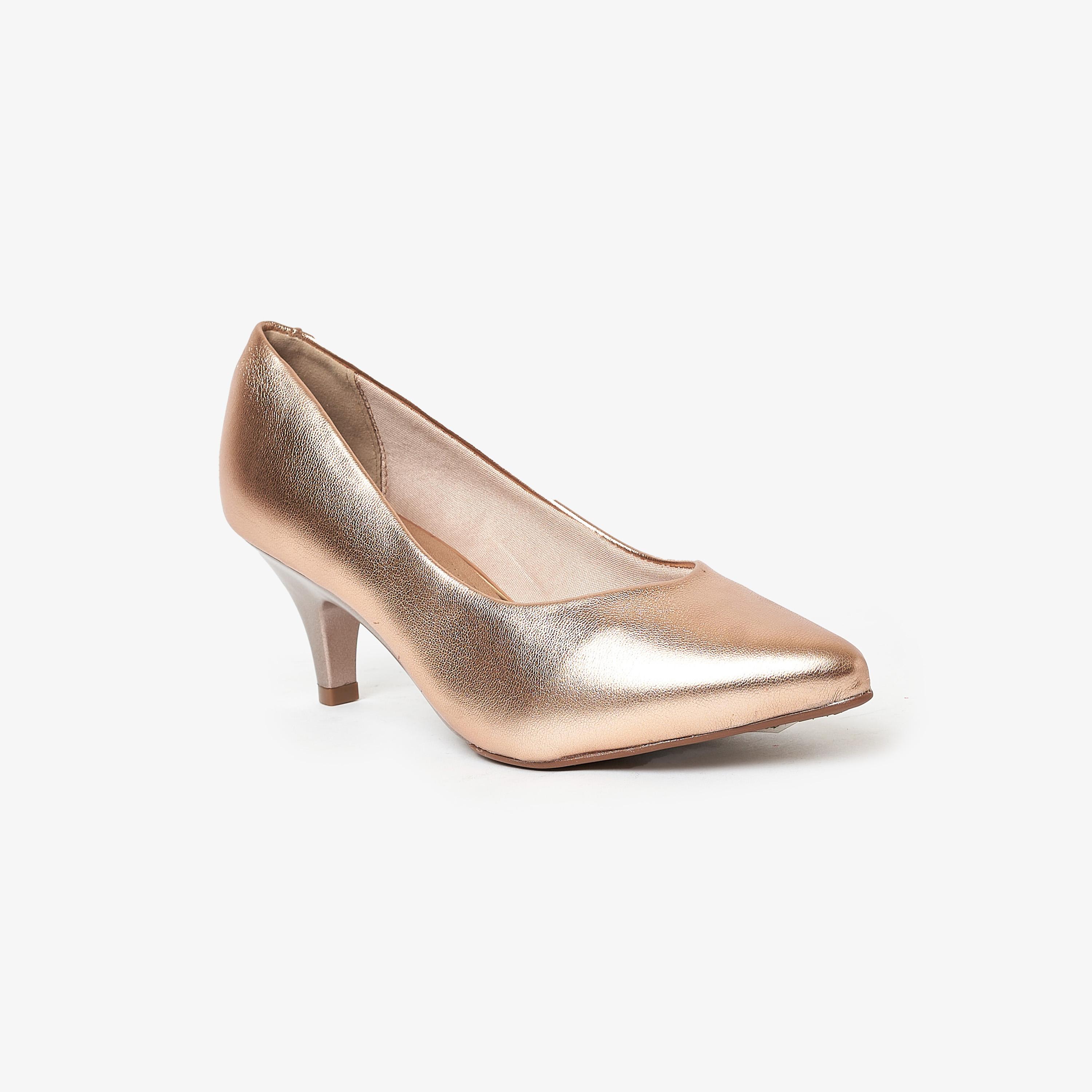 Beira Rio by Geoomnii  Women's Kitten Heel Pointed Toe Pumps | 4076-1101-14710      -women-shoes-heels-image-1