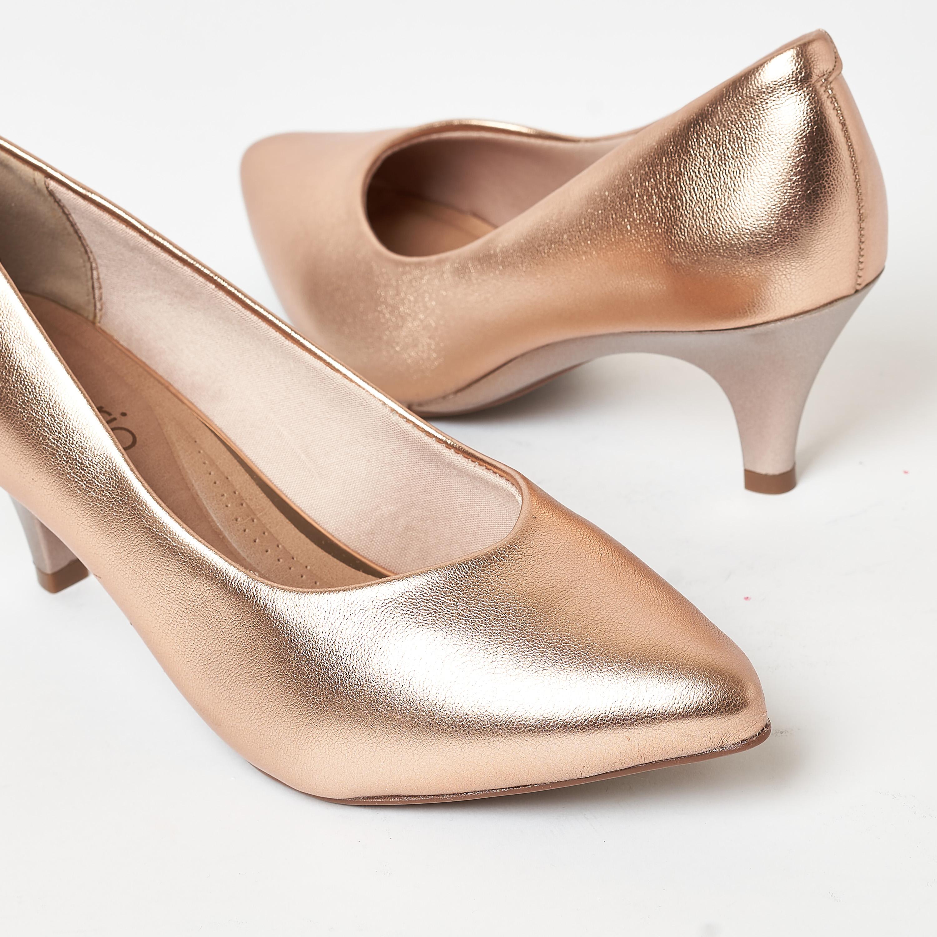 Beira Rio by Geoomnii  Women's Kitten Heel Pointed Toe Pumps | 4076-1101-14710      -women-shoes-heels-image-5