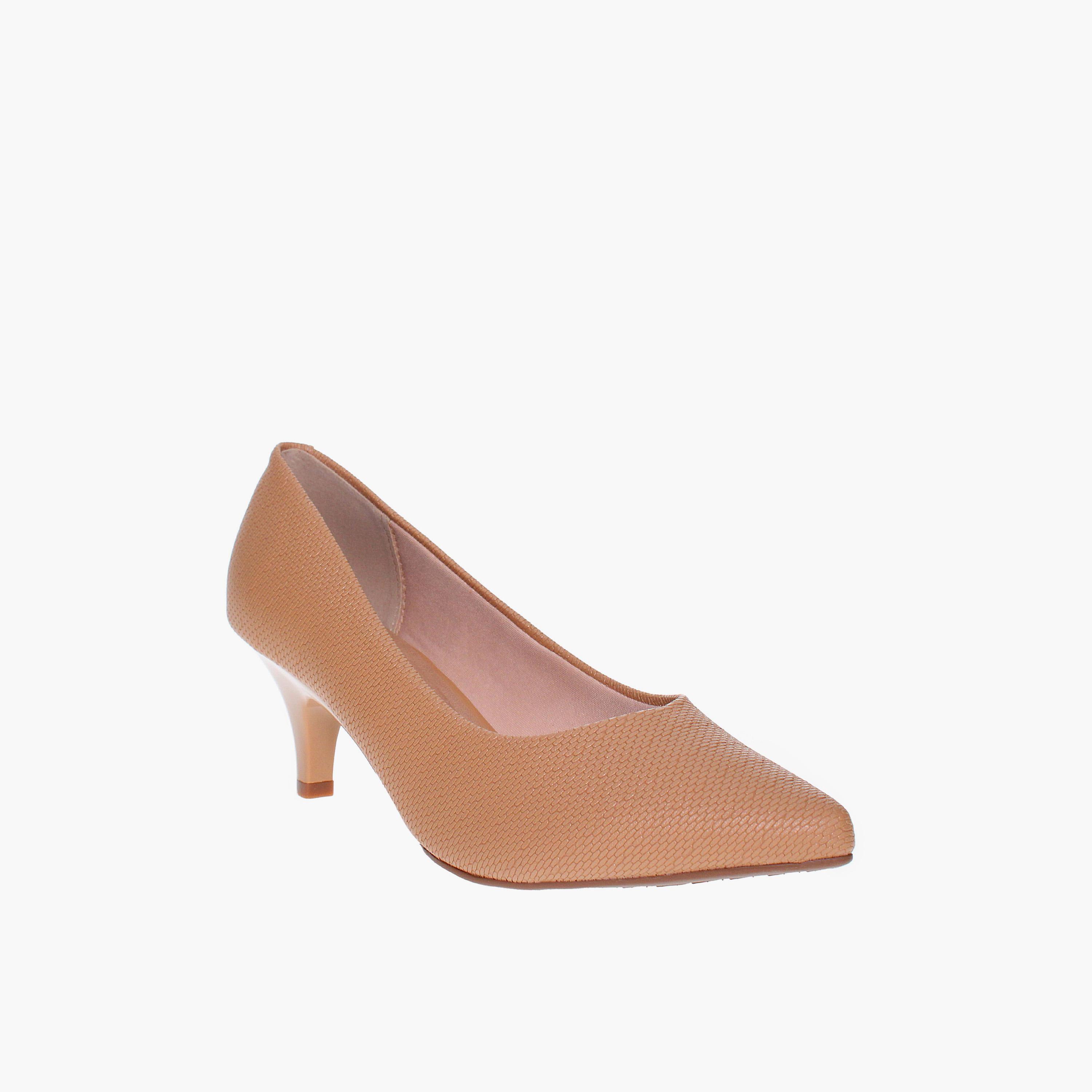 بييرا ريو - شبشب نسائي سهل الارتداء بكعب صغير | 4076-1301-26497-89673-women-shoes-heels-image-1