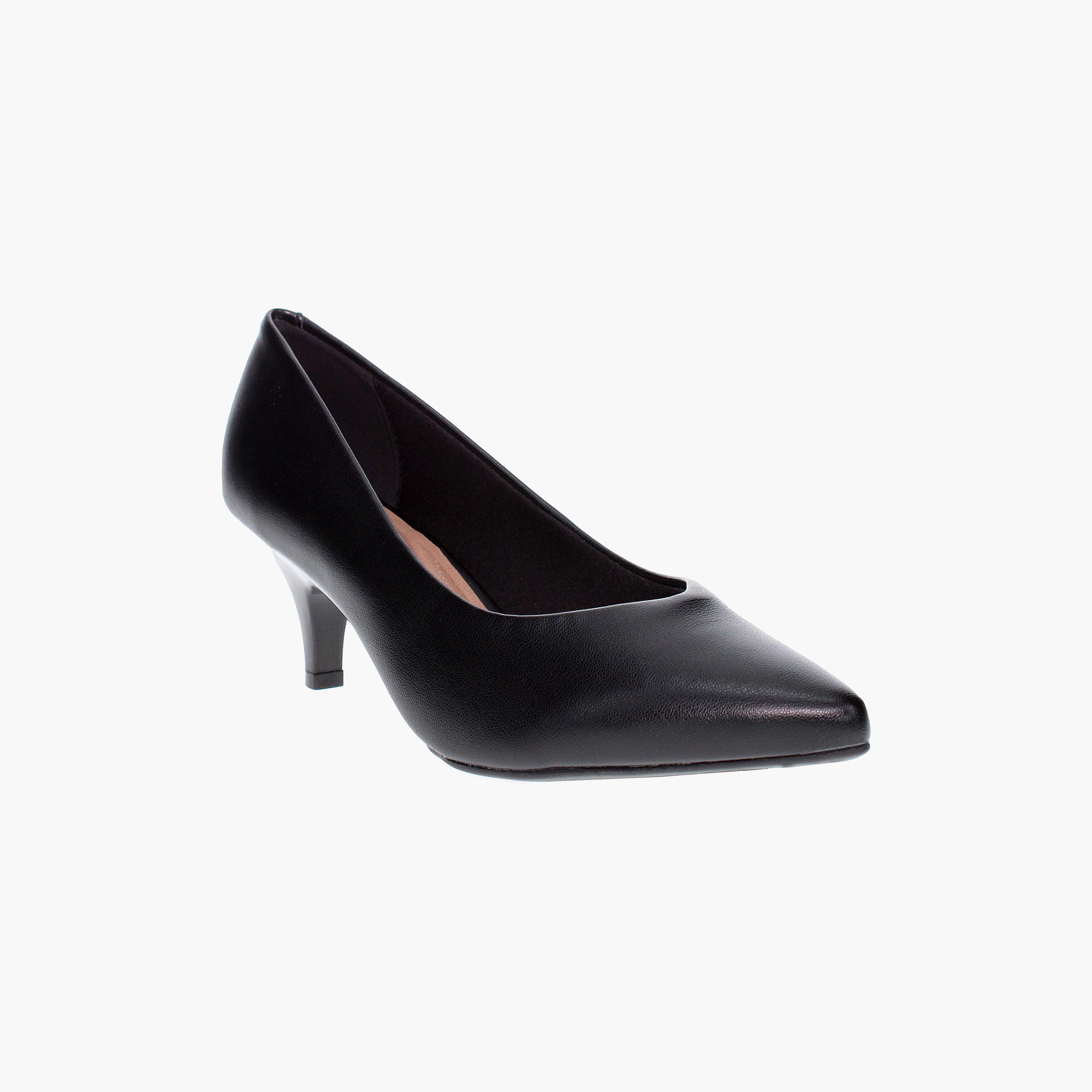 Beira Rio by Geoomnii  Women's Kitten Heel Pointed Toe Pumps | 4076-1301-9569      -women-shoes-heels-image-1