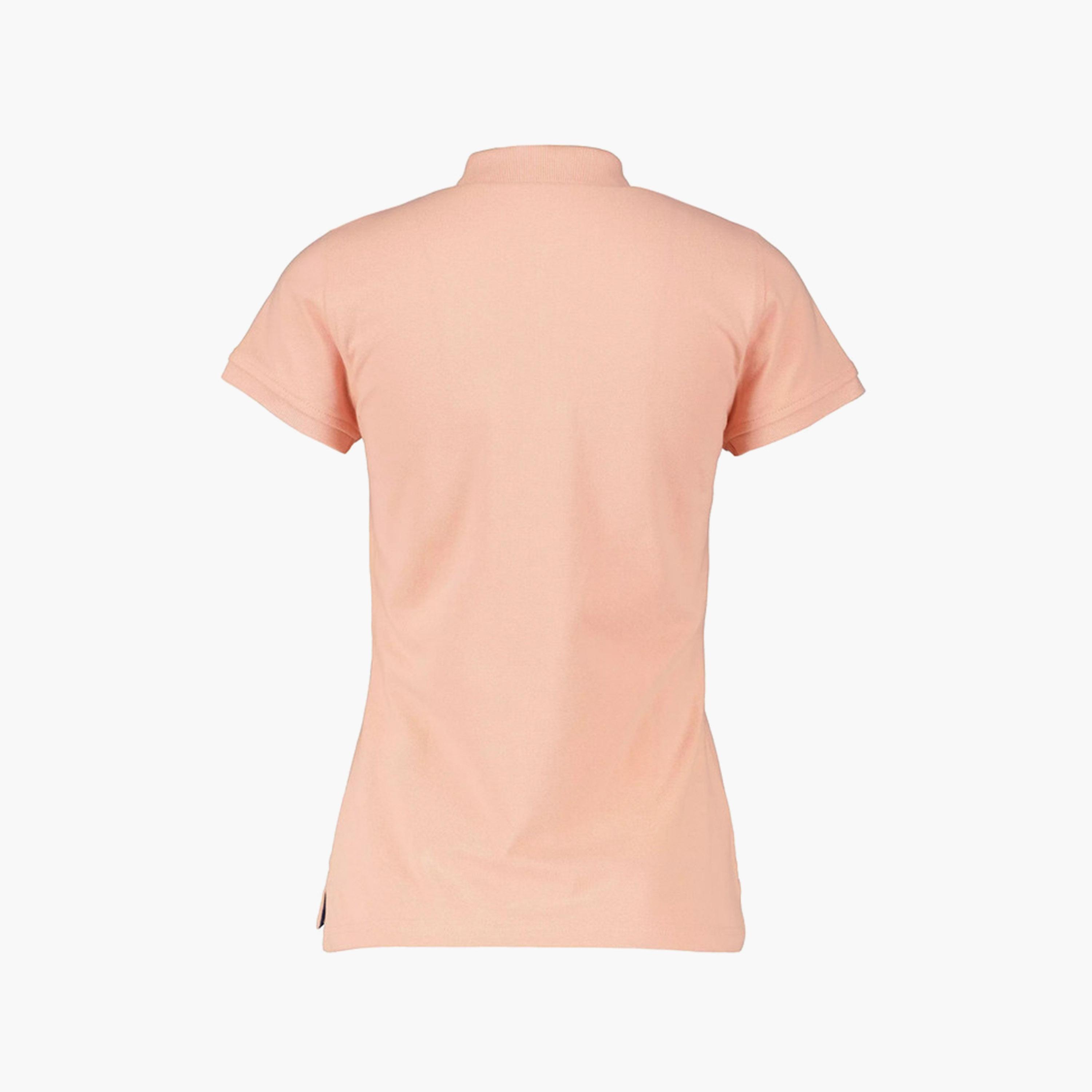Gant Logo Detail Collared Short Sleeves Polo T-Shirt-women-clothing-tshirts-image-4