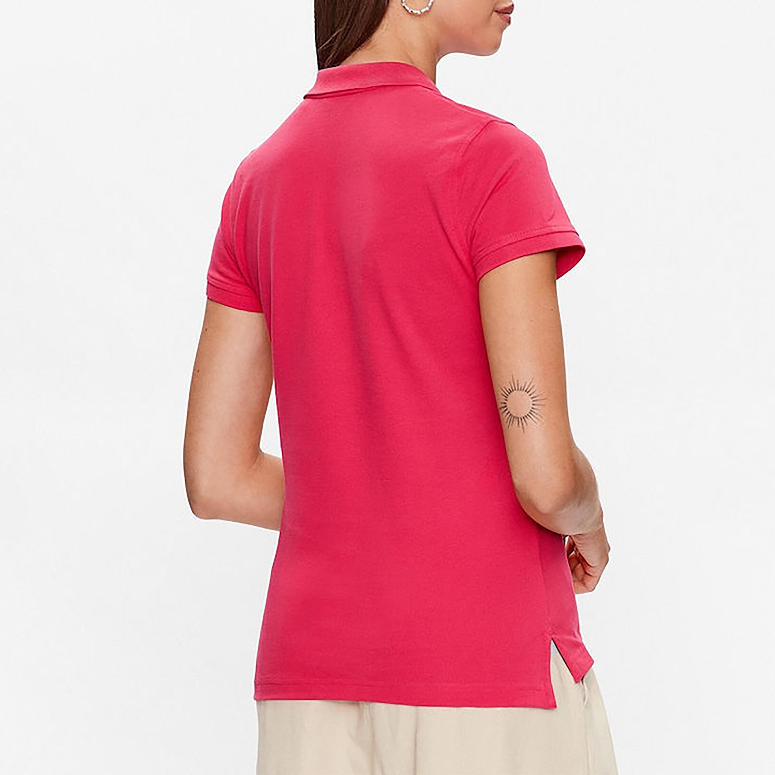 Gant Logo Detail Collared Short Sleeves Polo T-Shirt-women-clothing-tshirts-image-4