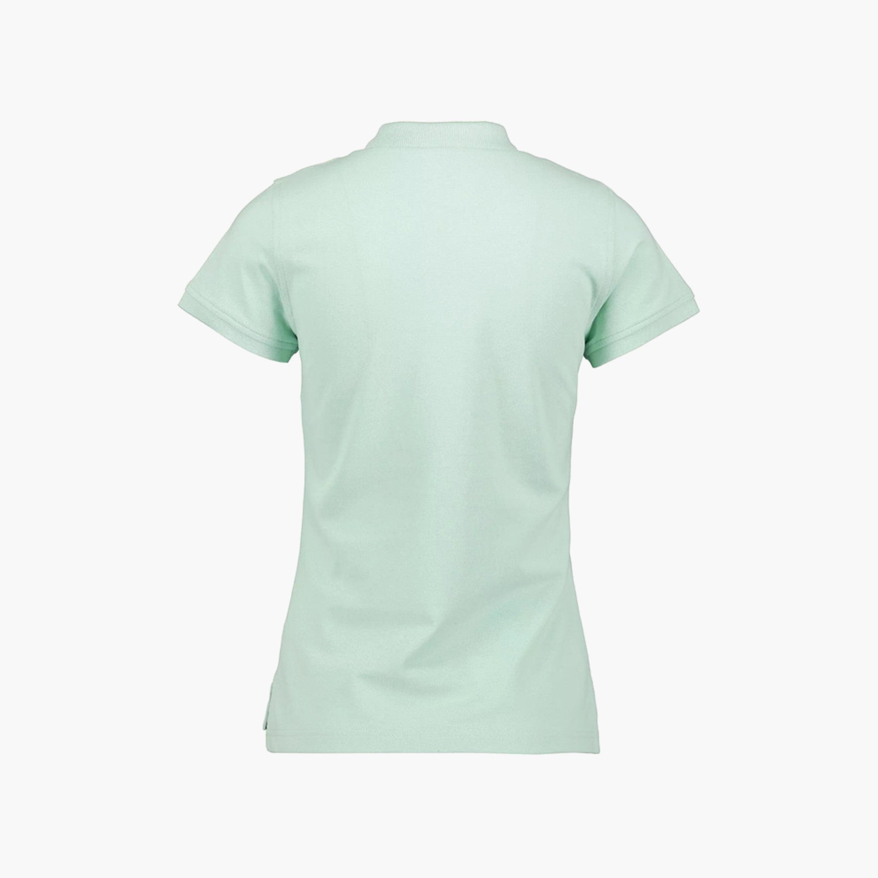 تي-شيرت بولو من جانت لوجو بأكمام قصيرة وياقة-women-clothing-tshirts-image-2