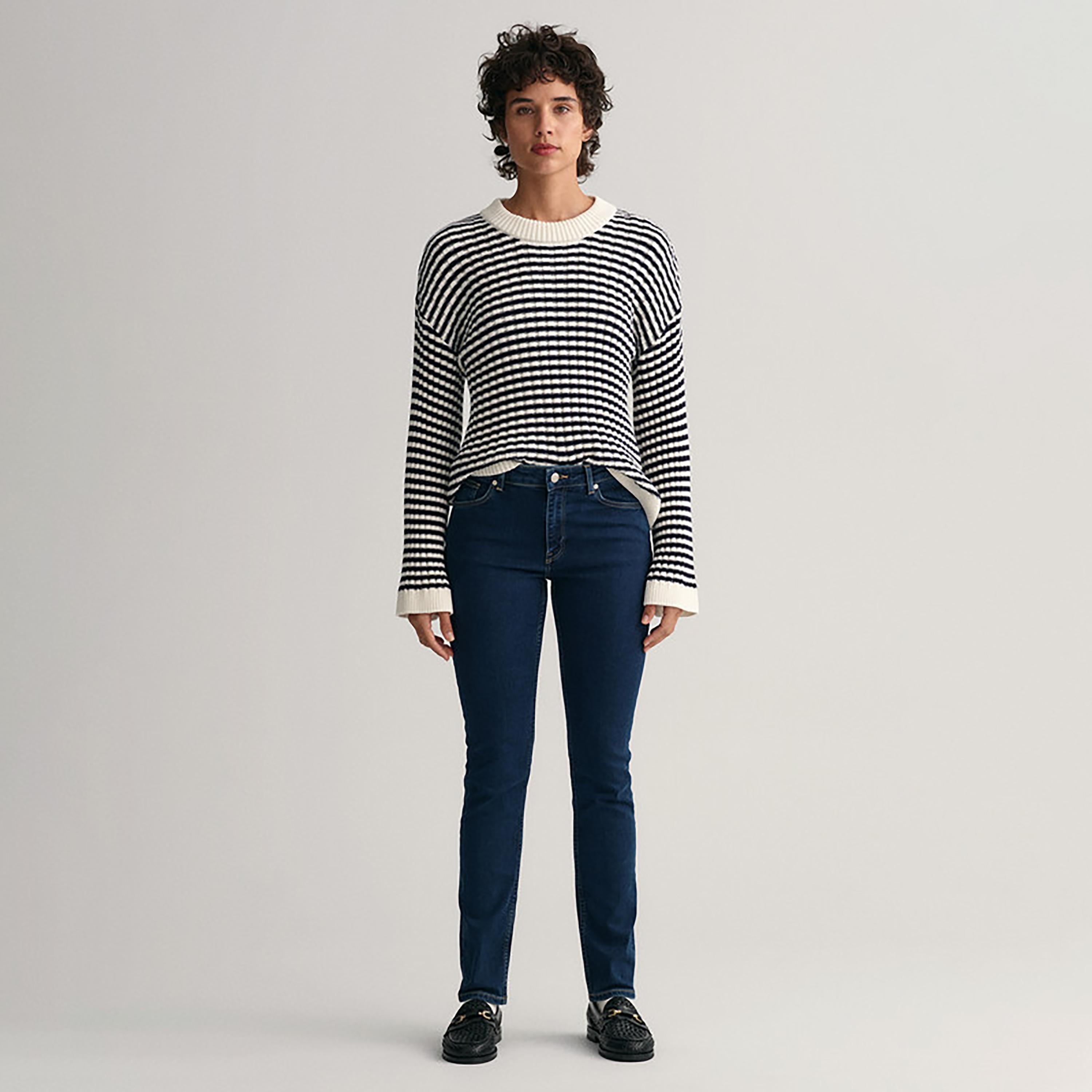جينز جانت مستقيم صالح متوسط الارتفاع مع 5 جيوب-women-clothing-bottoms-jeans-image-2