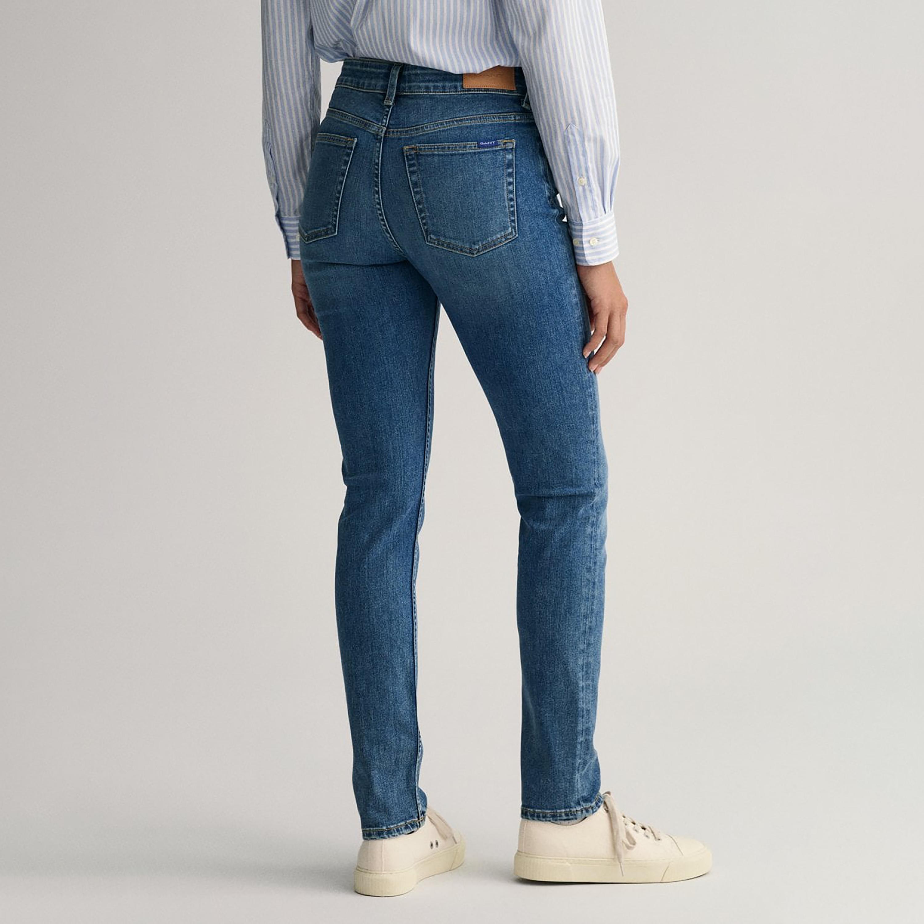 جينز جانت مستقيم صالح متوسط الارتفاع مع 5 جيوب-women-clothing-bottoms-jeans-image-4
