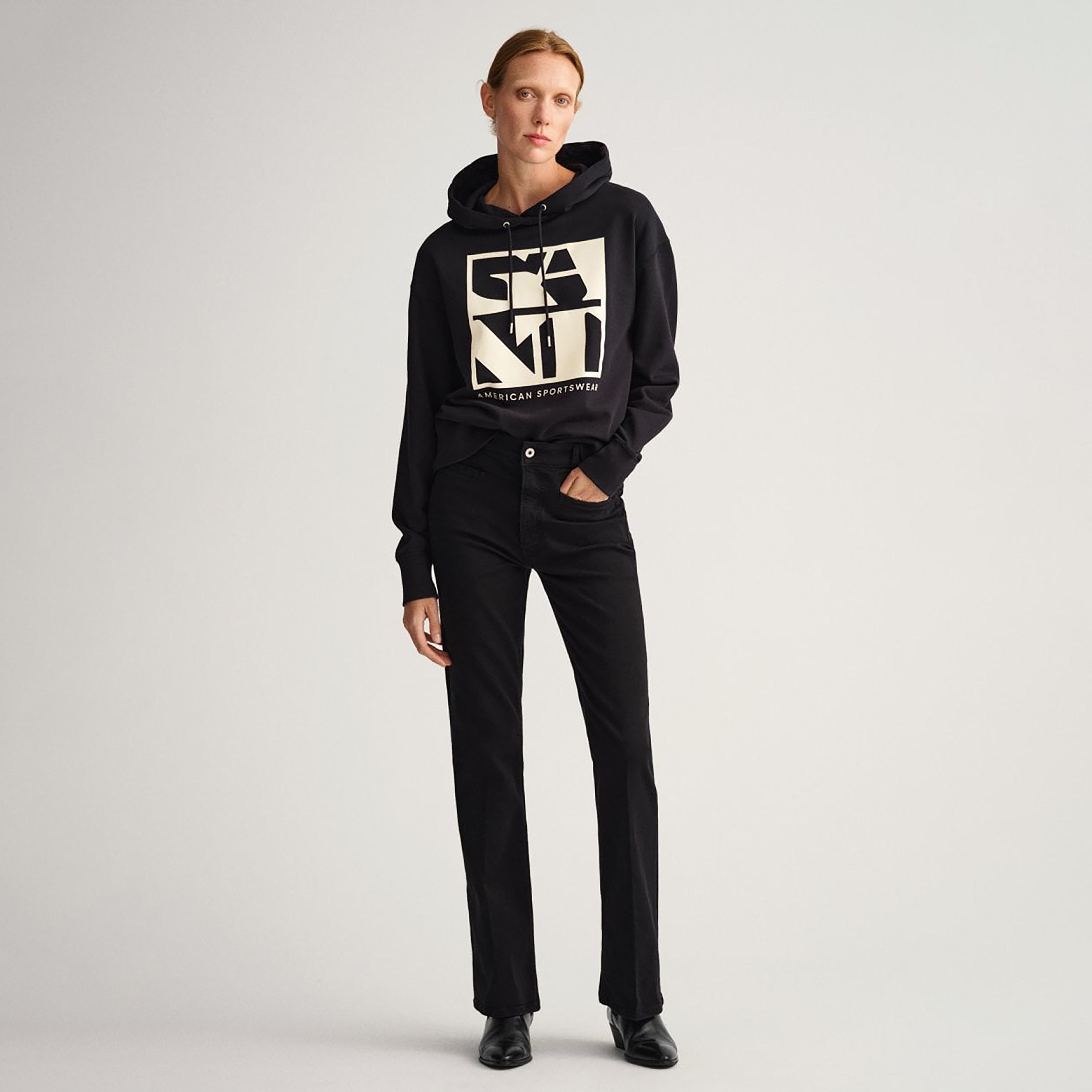 Gant Straight Fit Mid-Rise Jeans with 5 Pockets-women-clothing-bottoms-jeans-image-2