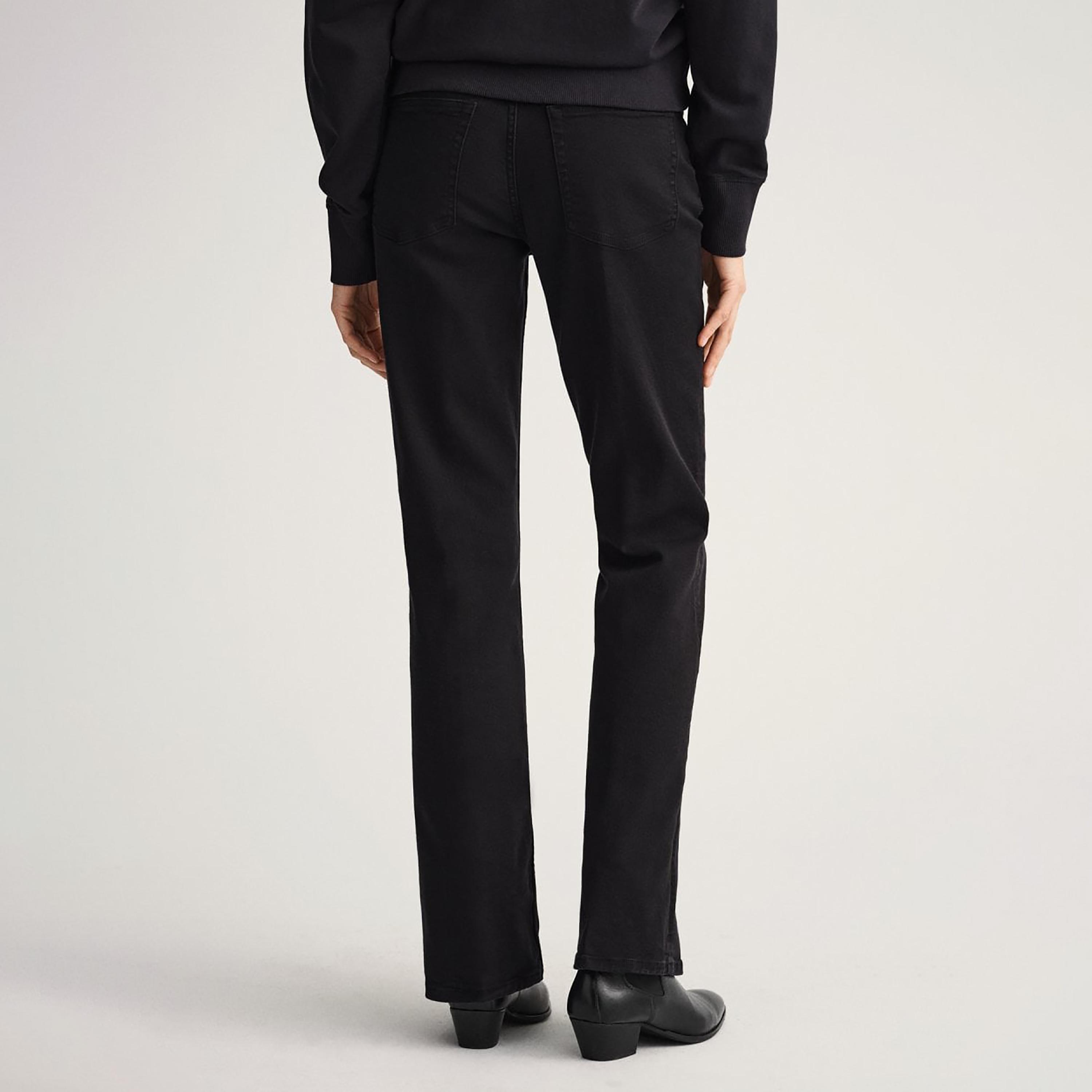 Gant Straight Fit Mid-Rise Jeans with 5 Pockets-women-clothing-bottoms-jeans-image-4
